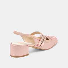 Dolce Vita SHOES | Loris Blush Satin Heels