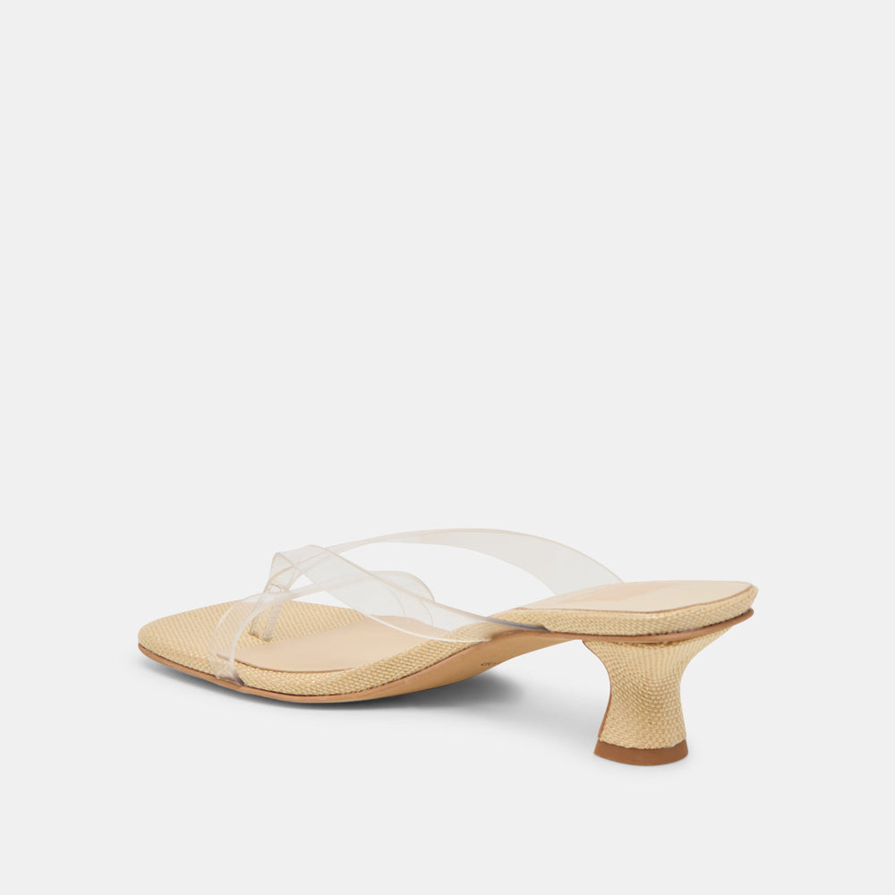 Dolce Vita SHOES | Brevel Vinyl Wide Crystal Jelly Heels