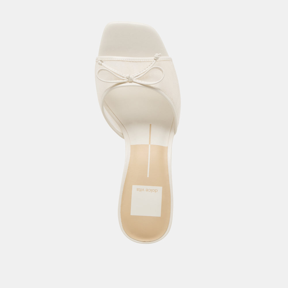 Dolce Vita SHOES | Galen White Tulle Heels