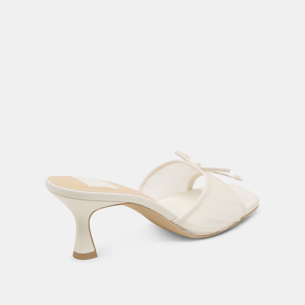 Dolce Vita SHOES | Galen White Tulle Heels