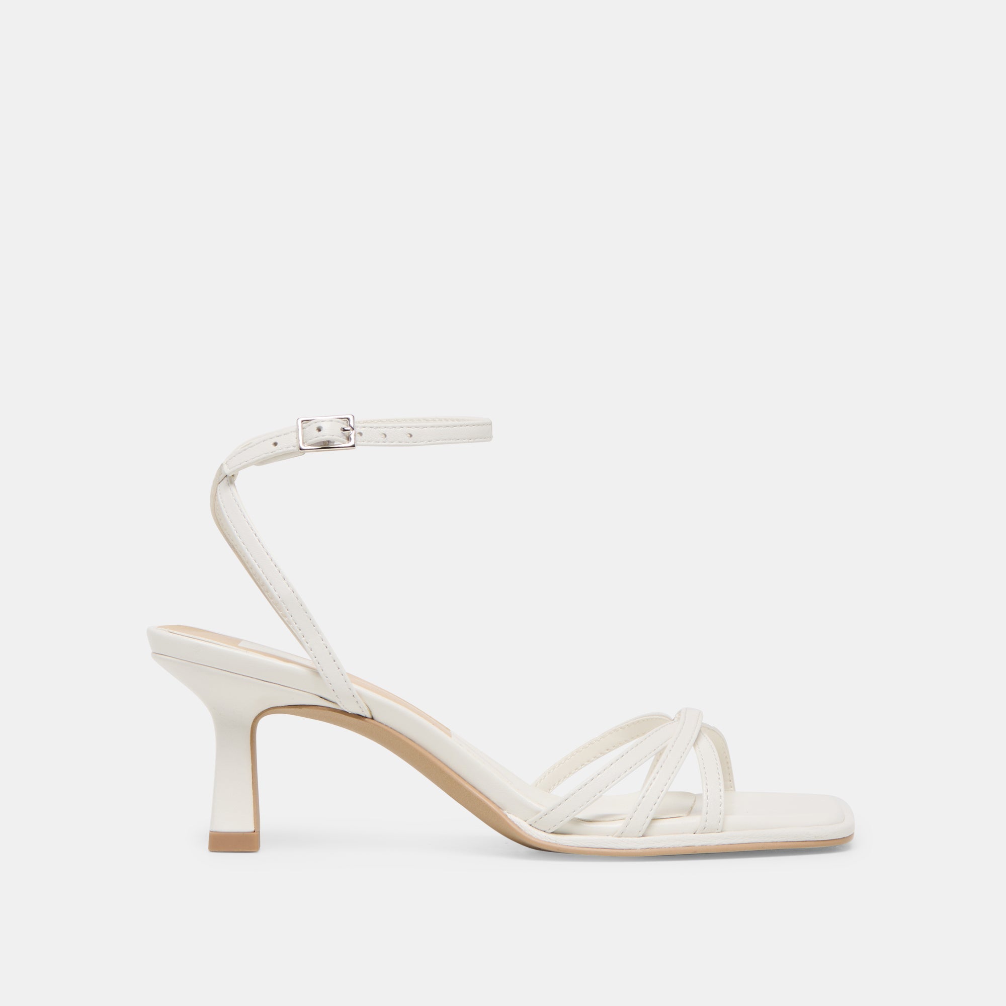 Dolce Vita SHOES | Manji True White Leather Heels
