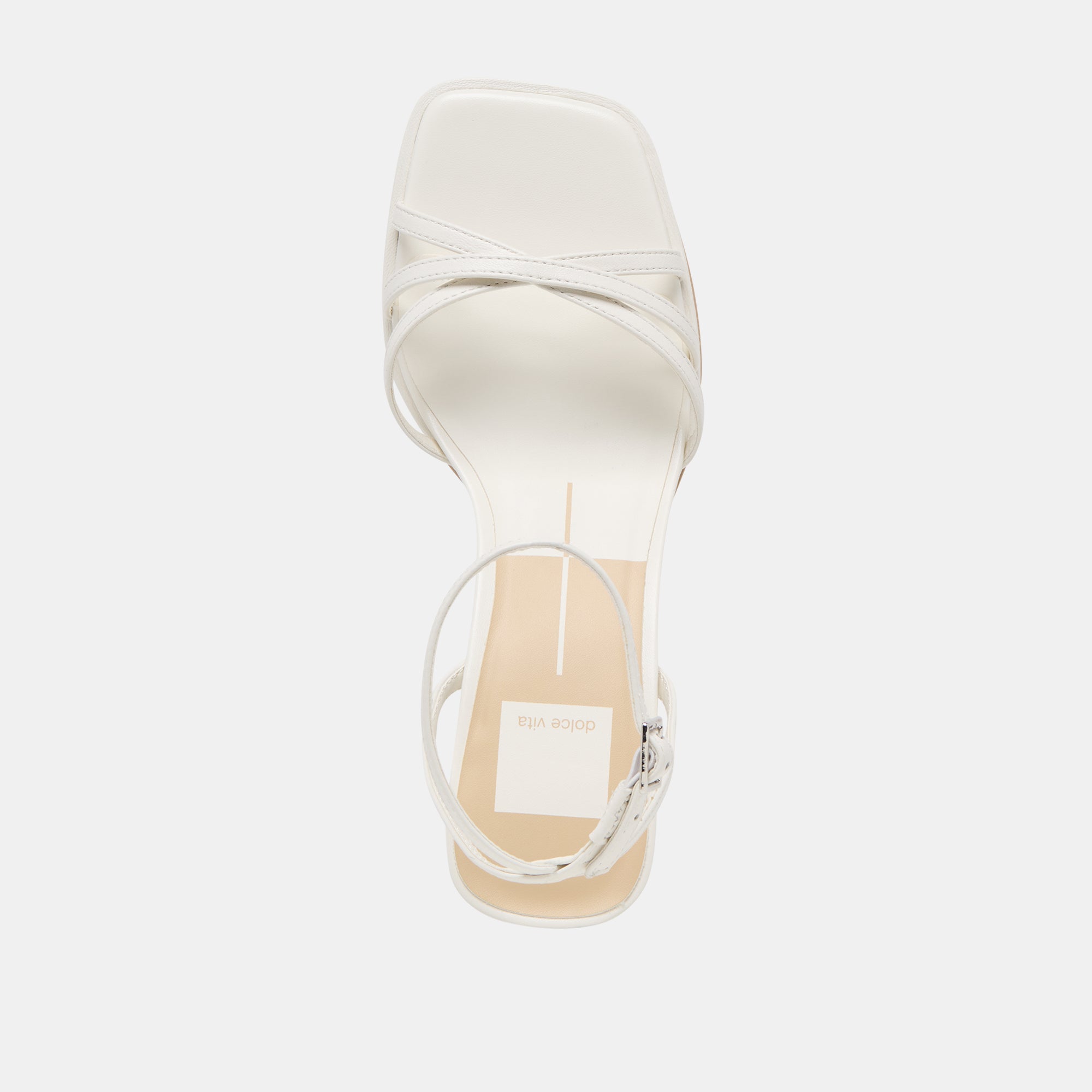 Dolce Vita SHOES | Manji True White Leather Heels