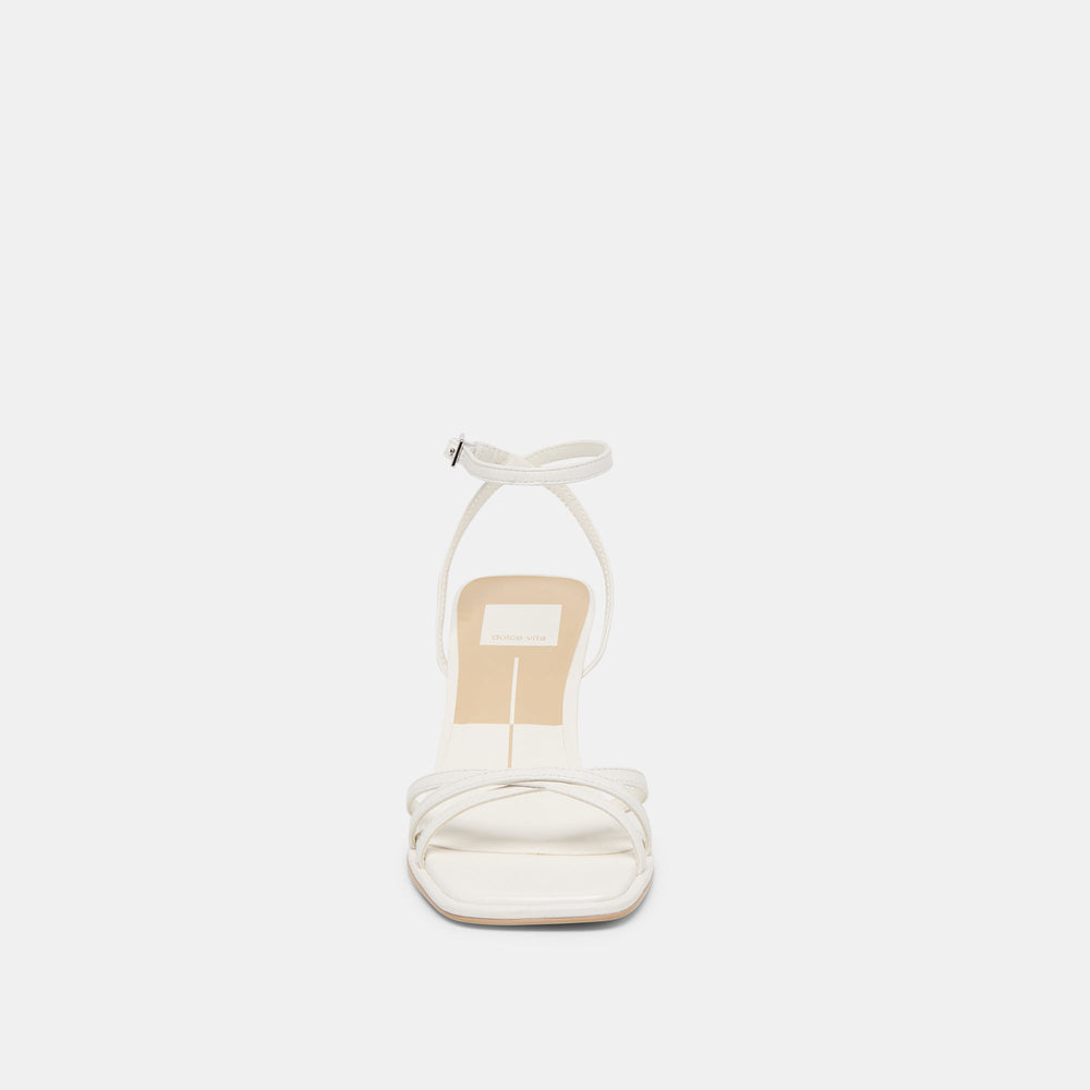 Dolce Vita SHOES | Manji True White Leather Heels