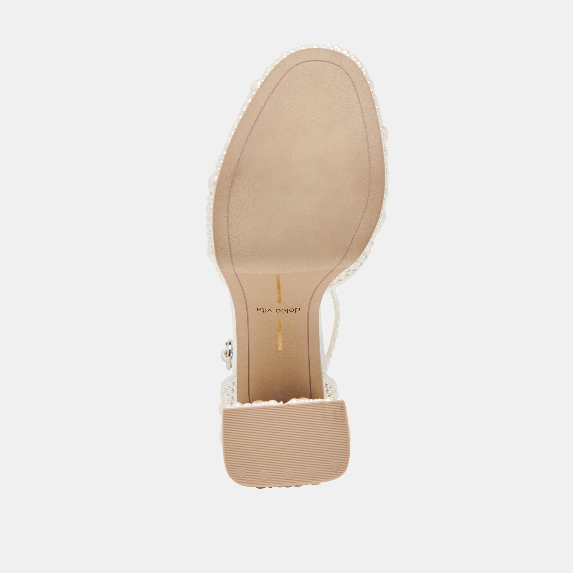 Dolce Vita SHOES | PANDRO PEARL HEELS TRUE WHITE SATIN
 – Dolce Vita