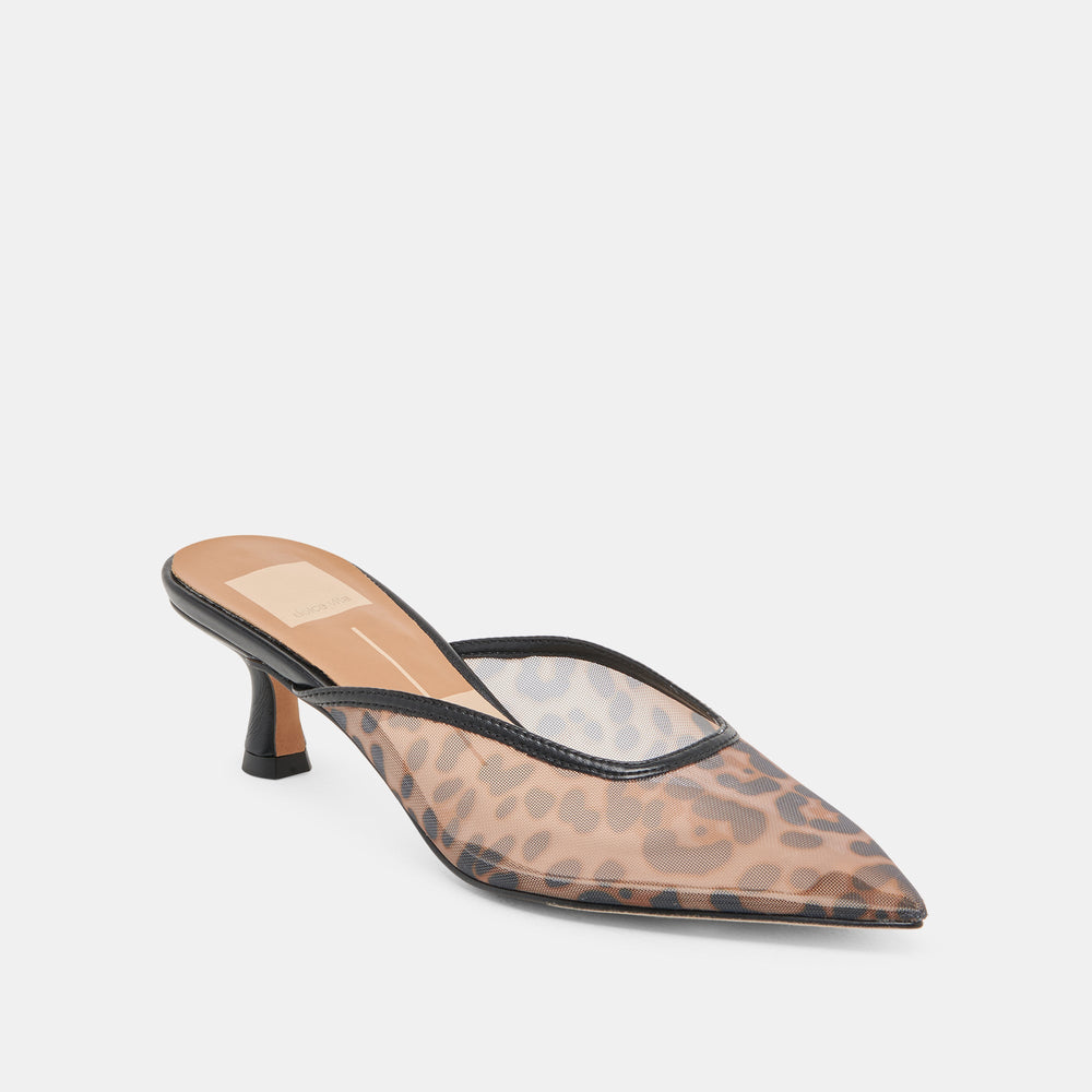 Dolce Vita SHOES | CLEO HEELS DK LEOPARD MESH
 – Dolce Vita