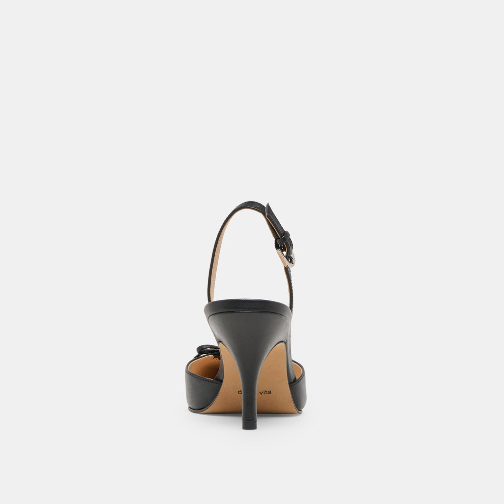 Dolce Vita SHOES | Hamya Black Leather Heels