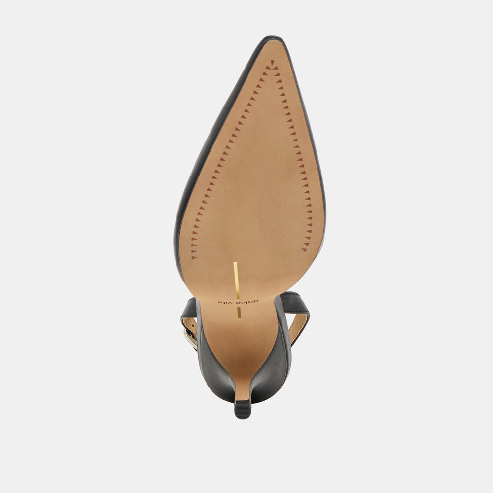 Dolce Vita SHOES | Hamya Black Leather Heels