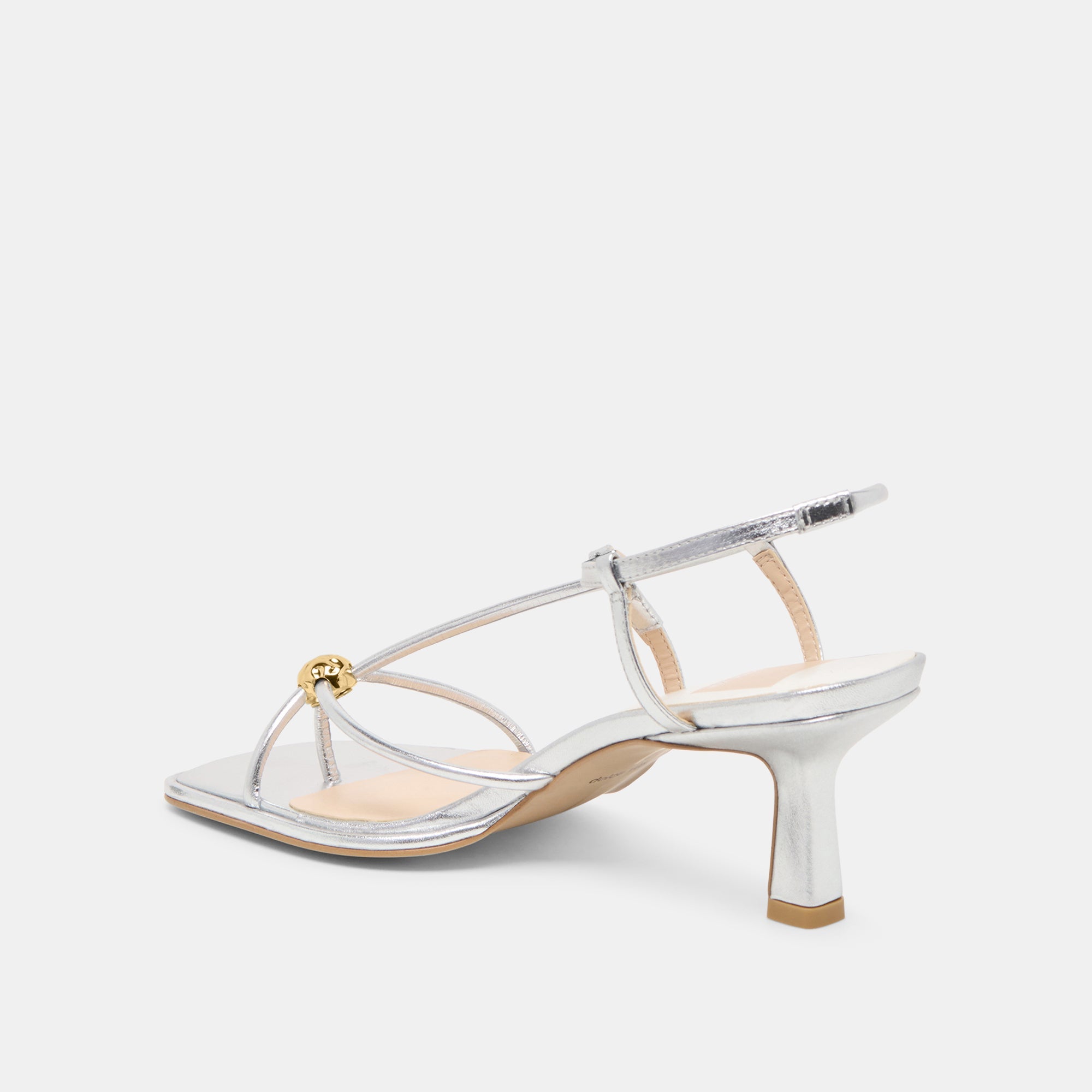 Dolce Vita SHOES | Mylee Silver Distressed Leather Heels