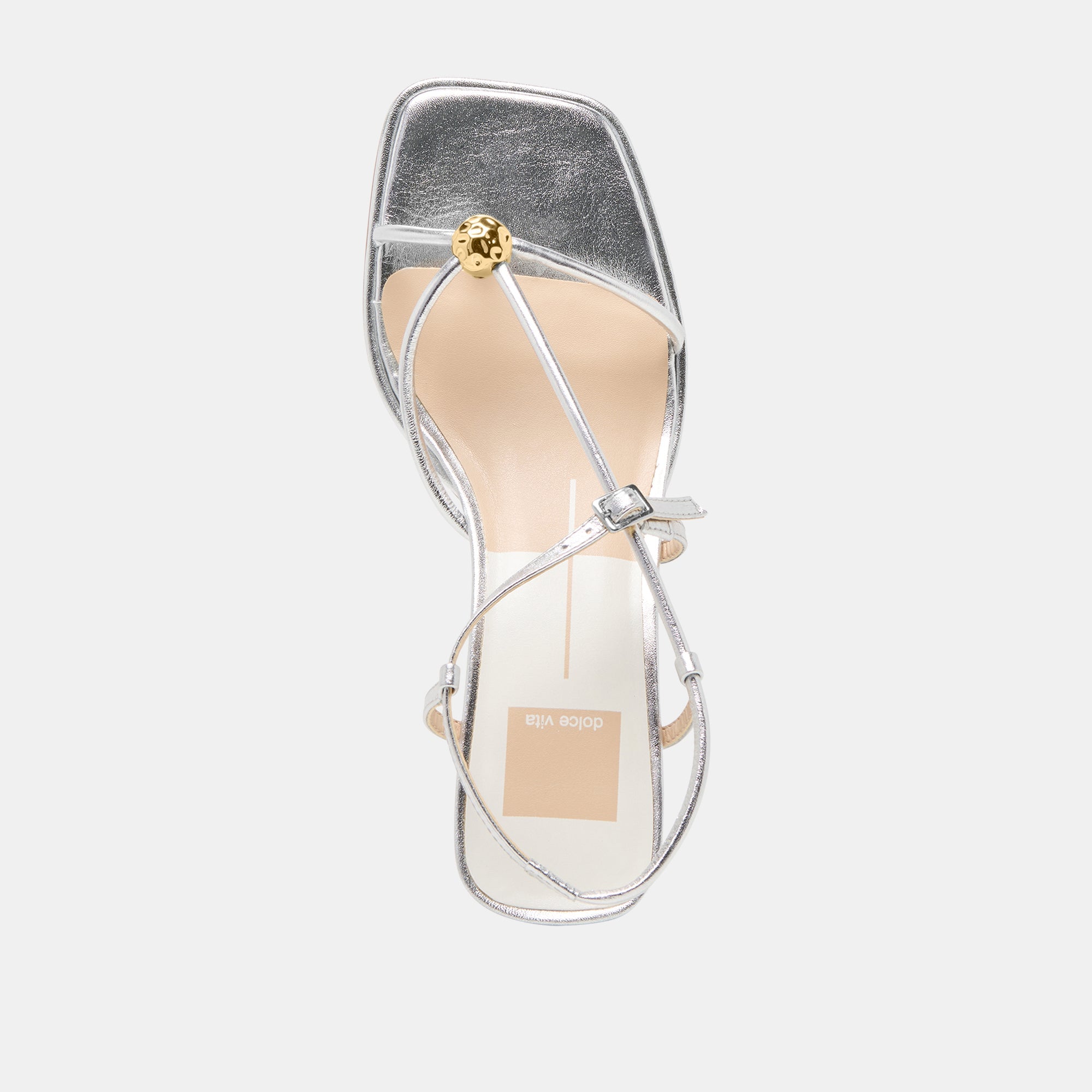 Dolce Vita SHOES | Mylee Silver Distressed Leather Heels