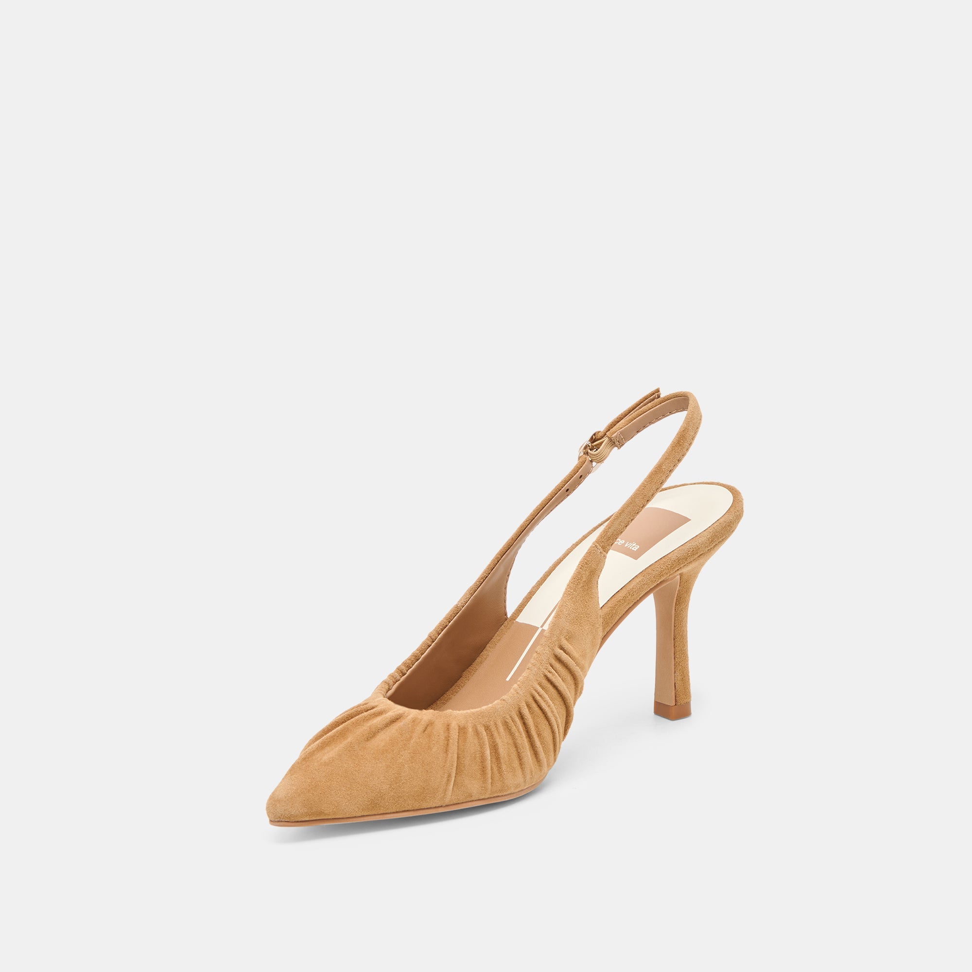 Dolce Vita SHOES | Keira Lt Brown Suede Heels
