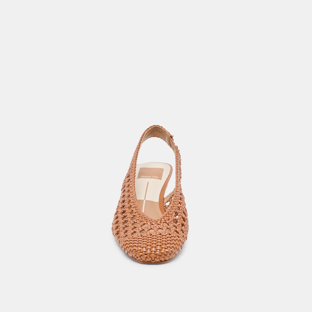 Dolce Vita SHOES | Fawne Saddle Woven Stella Heels