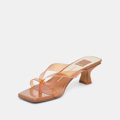 Dolce Vita SHOES | Brevel Vinyl Wide Whiskey Jelly Heels