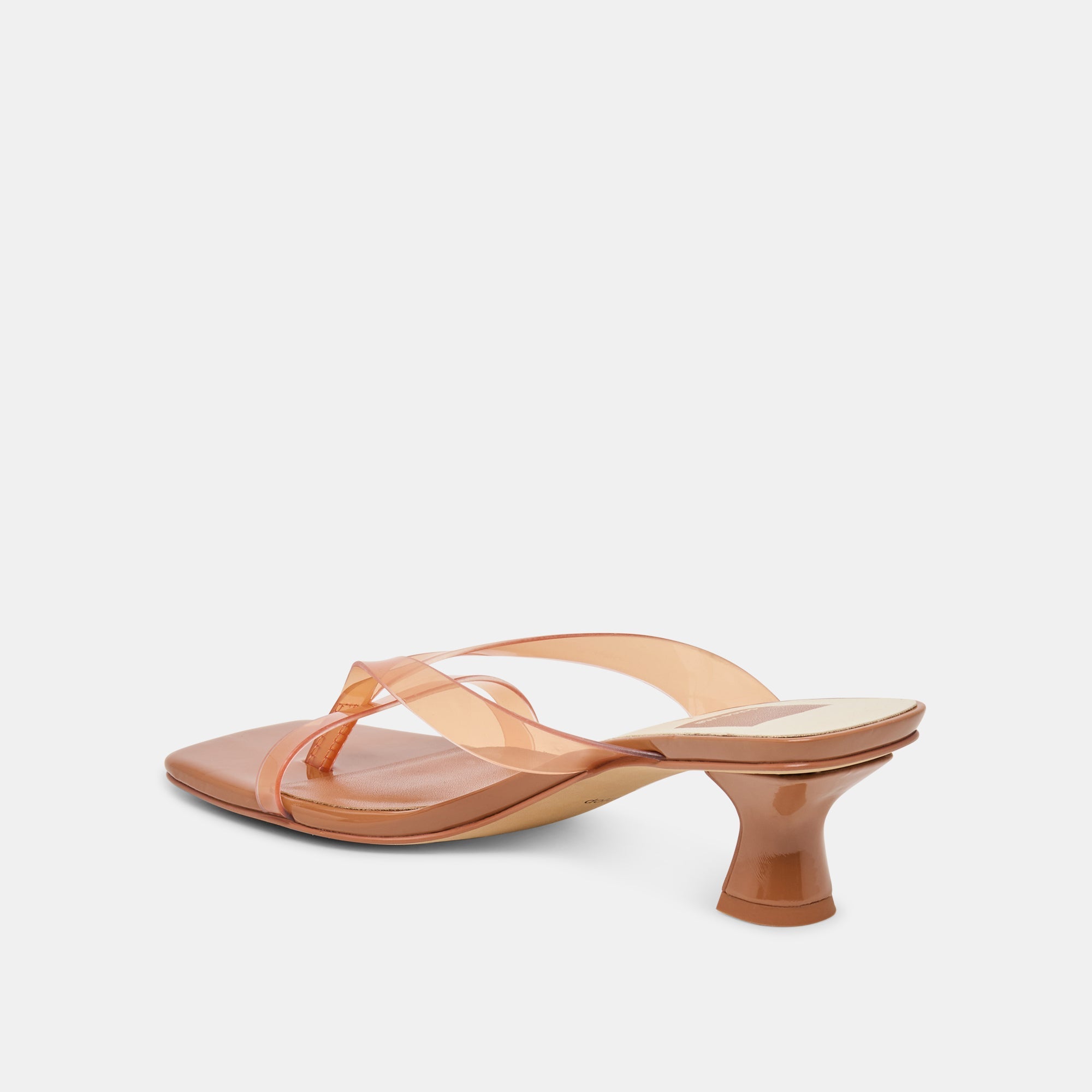 Dolce Vita SHOES | Brevel Vinyl Wide Whiskey Jelly Heels