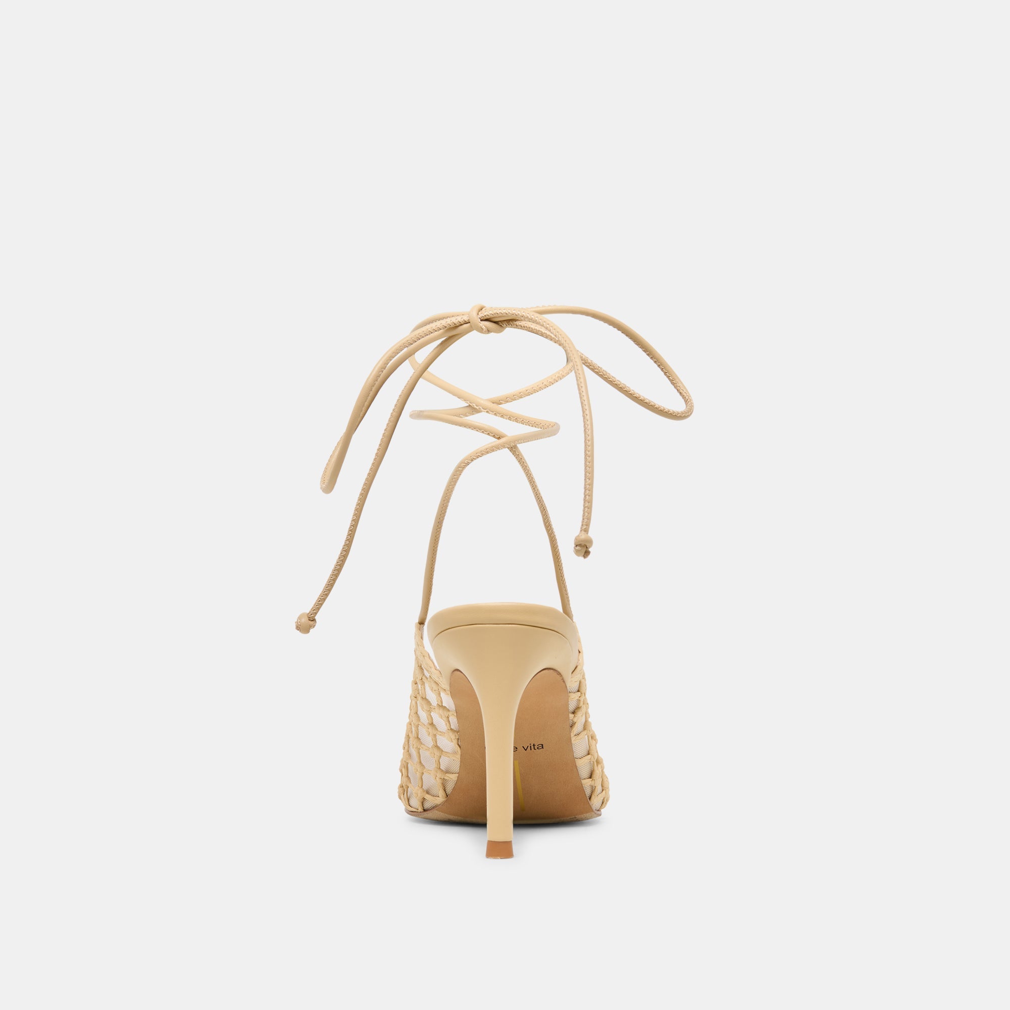 Dolce Vita SHOES | Yael Lt Natural Woven Raffia Heels