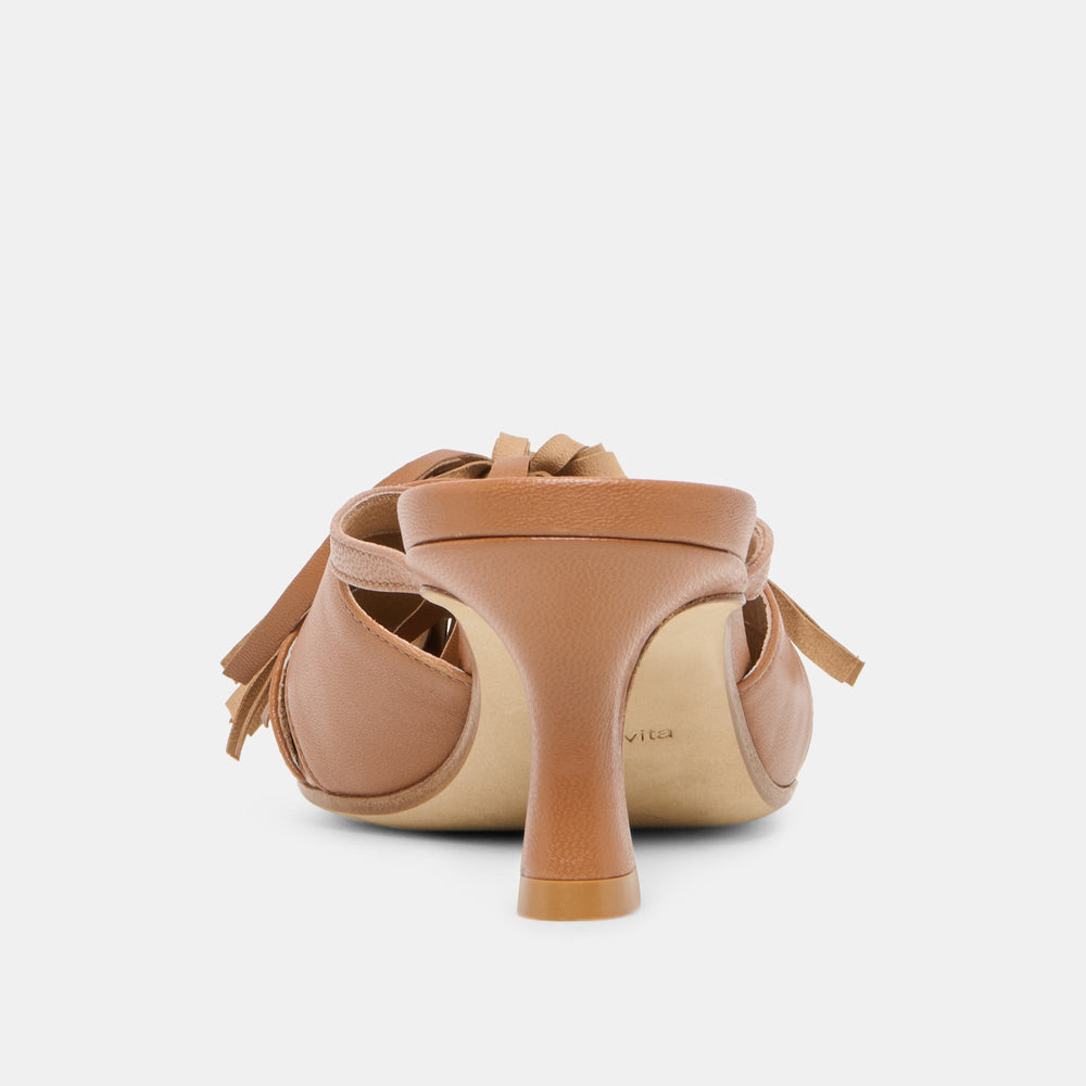 Dolce Vita SHOES | Rosaly Chestnut Leather Heels