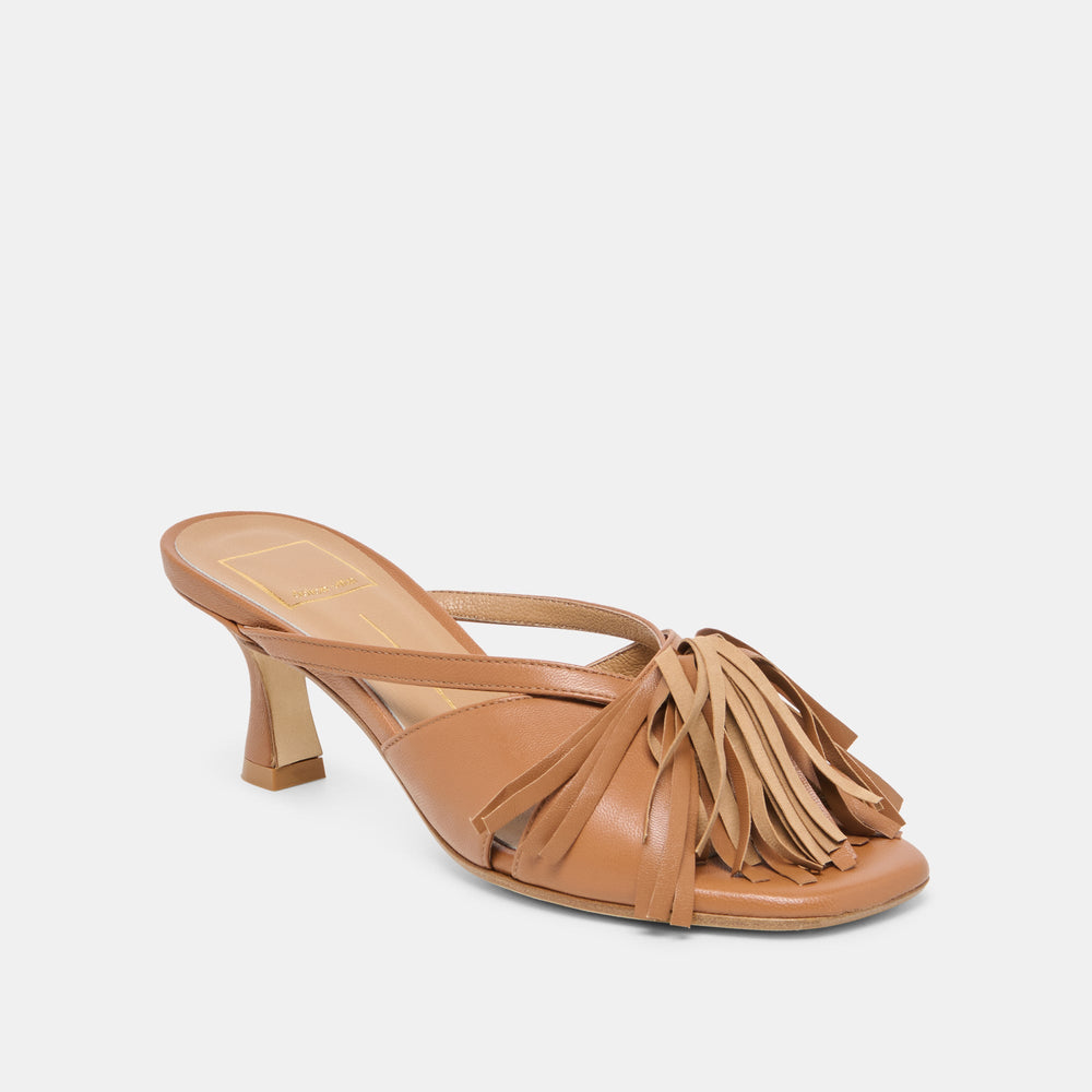 Dolce Vita SHOES | Rosaly Chestnut Leather Heels