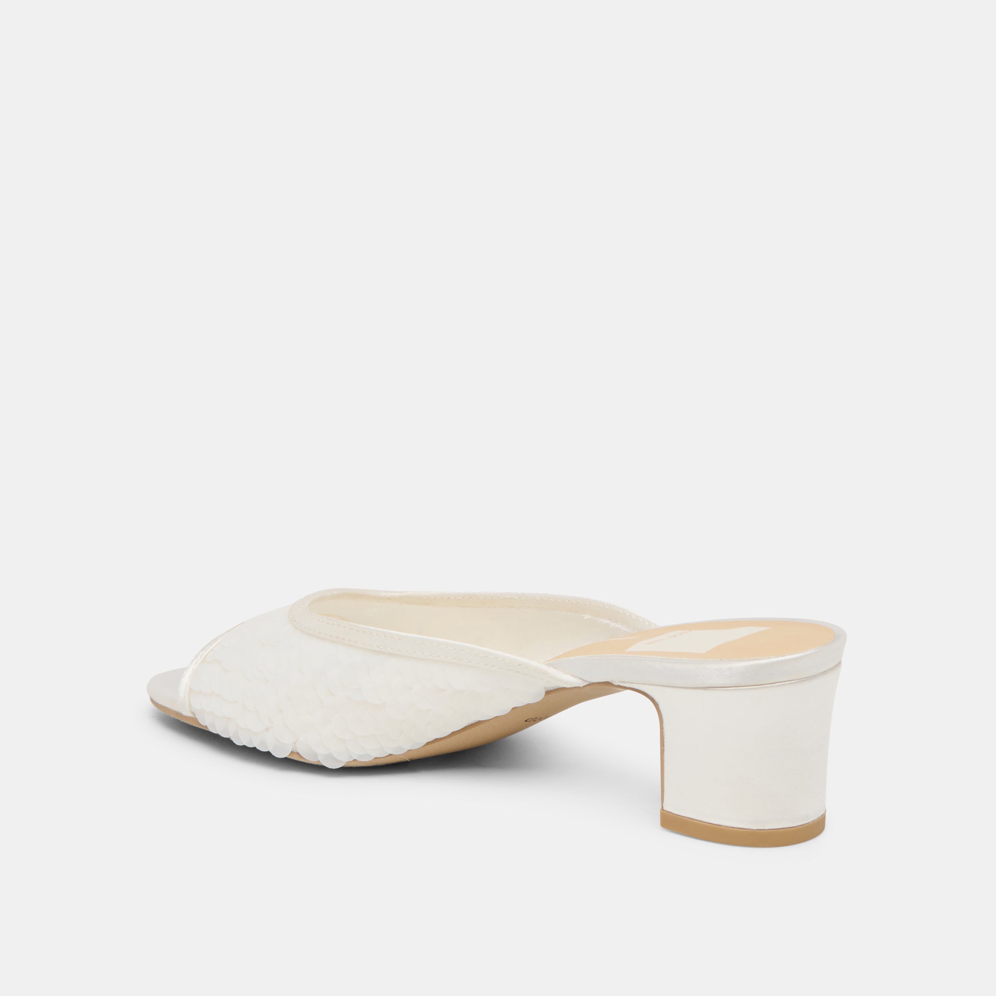 Dolce Vita SHOES | Inga Off White Satin Heels