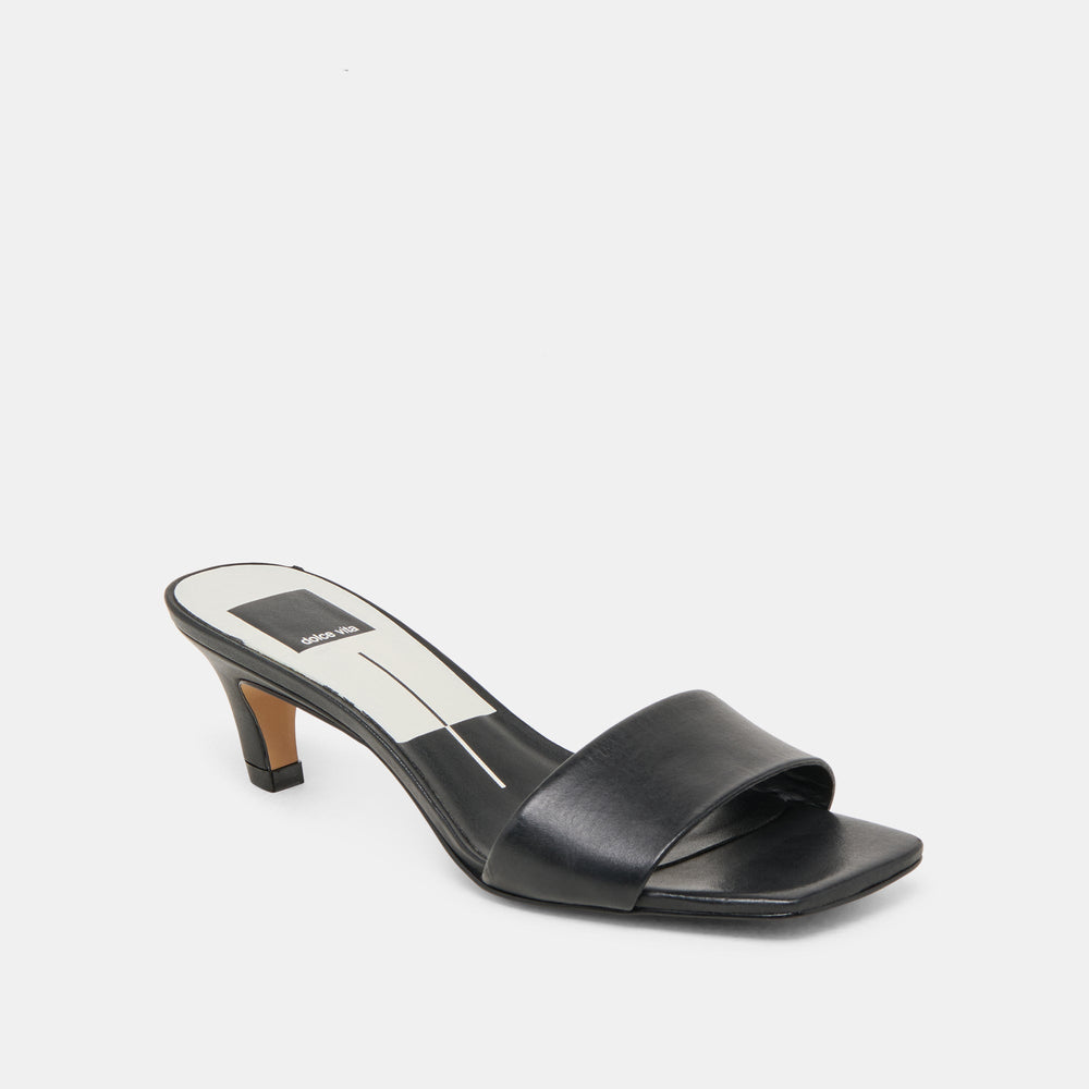 Dolce Vita SHOES | Rexa Black Leather Heels