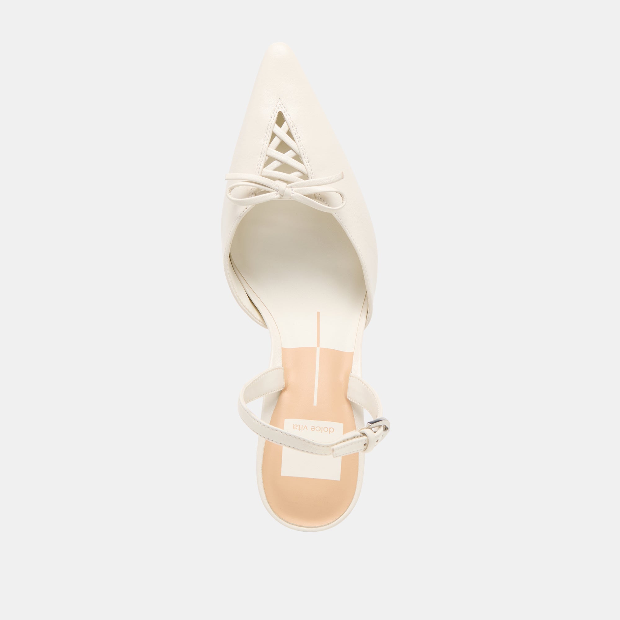 Dolce Vita SHOES | Hamya White Leather Heels