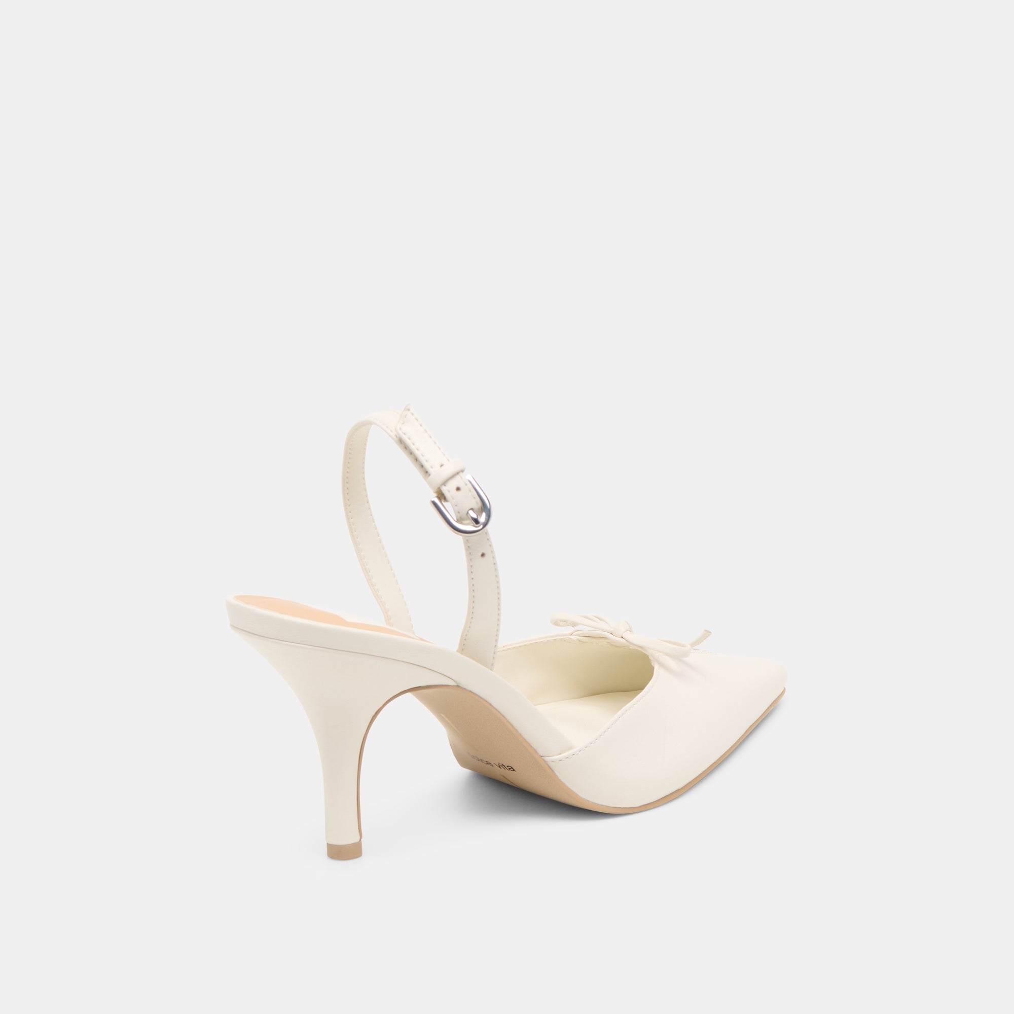 Dolce Vita SHOES | Hamya White Leather Heels