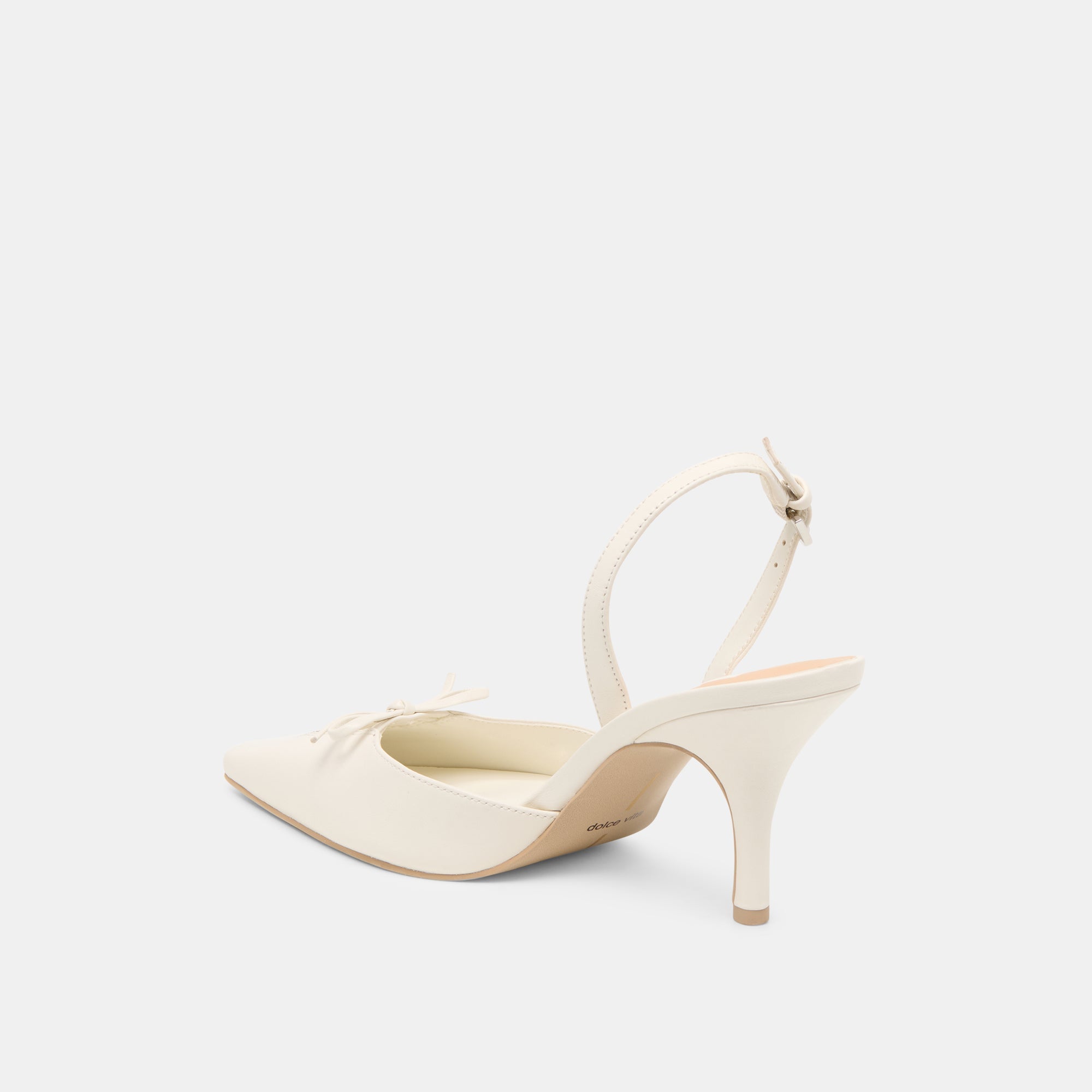 Dolce Vita SHOES | Hamya White Leather Heels
