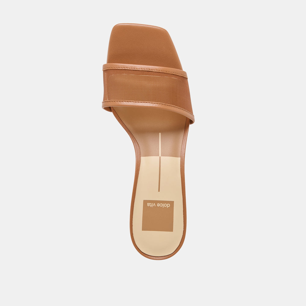 Dolce Vita SHOES | Rexa Mesh Caramel Mesh Heels