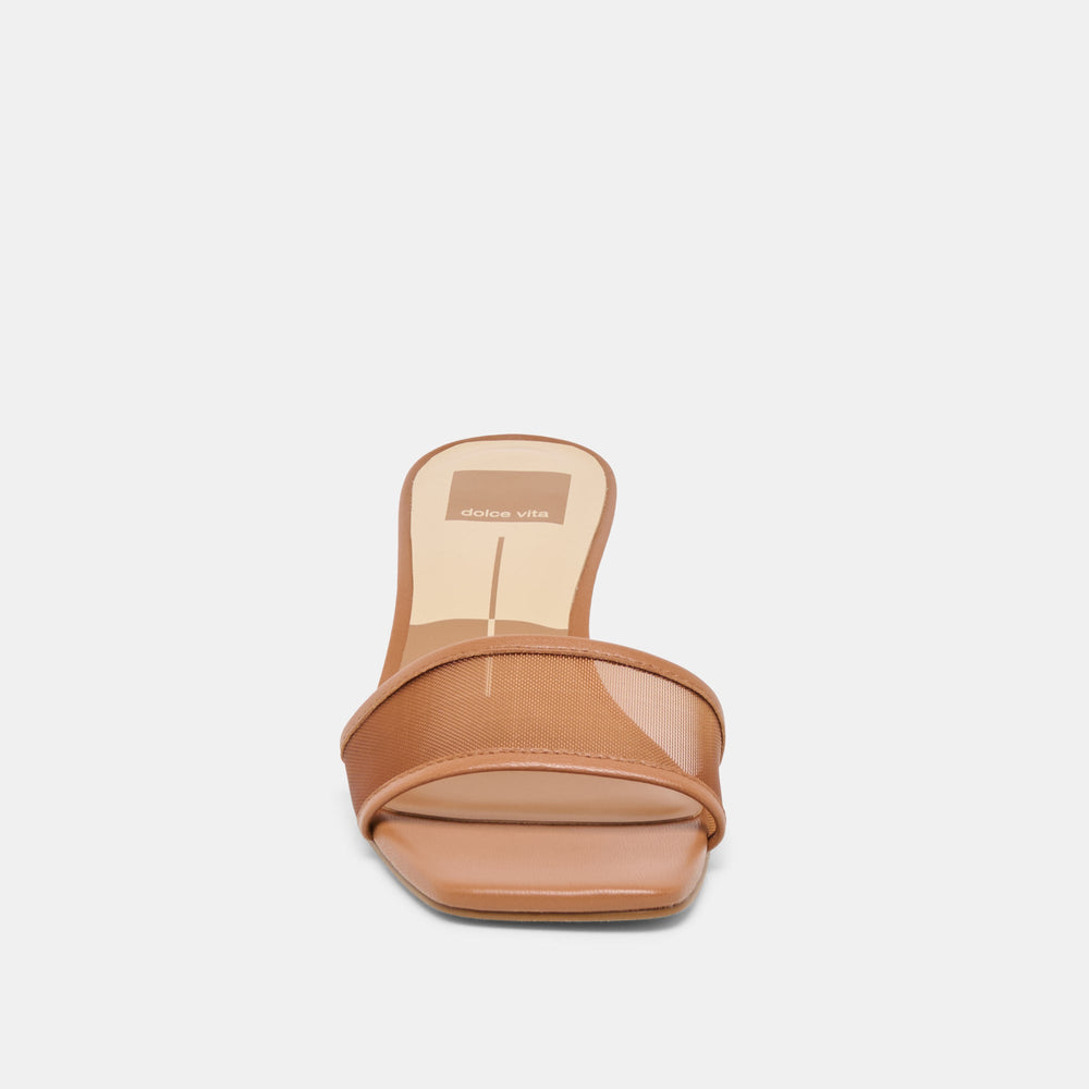 Dolce Vita SHOES | Rexa Mesh Caramel Mesh Heels