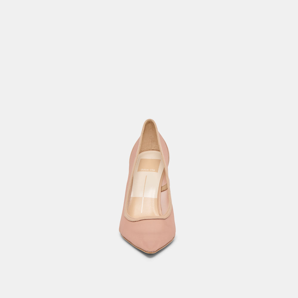 Dolce Vita SHOES | Malory Lt Tan Mesh Heels
