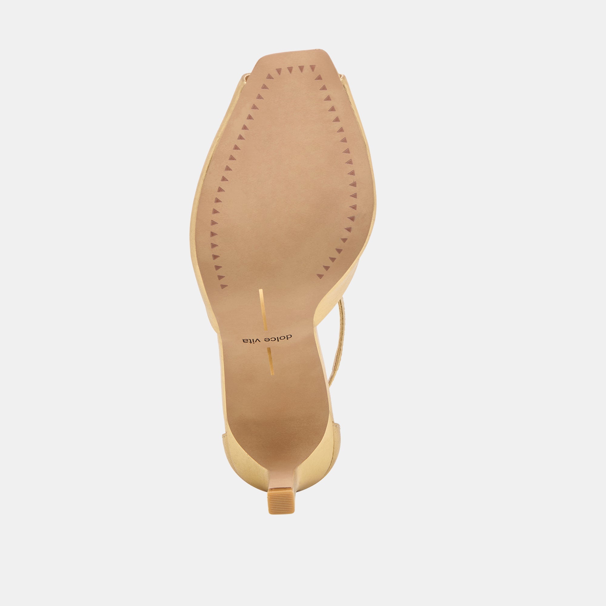 Dolce Vita SHOES | Serlo Gold Crinkle Patent Heels