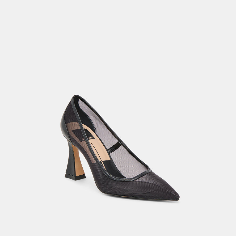 Dolce Vita SHOES | Malory Onyx Mesh Heels