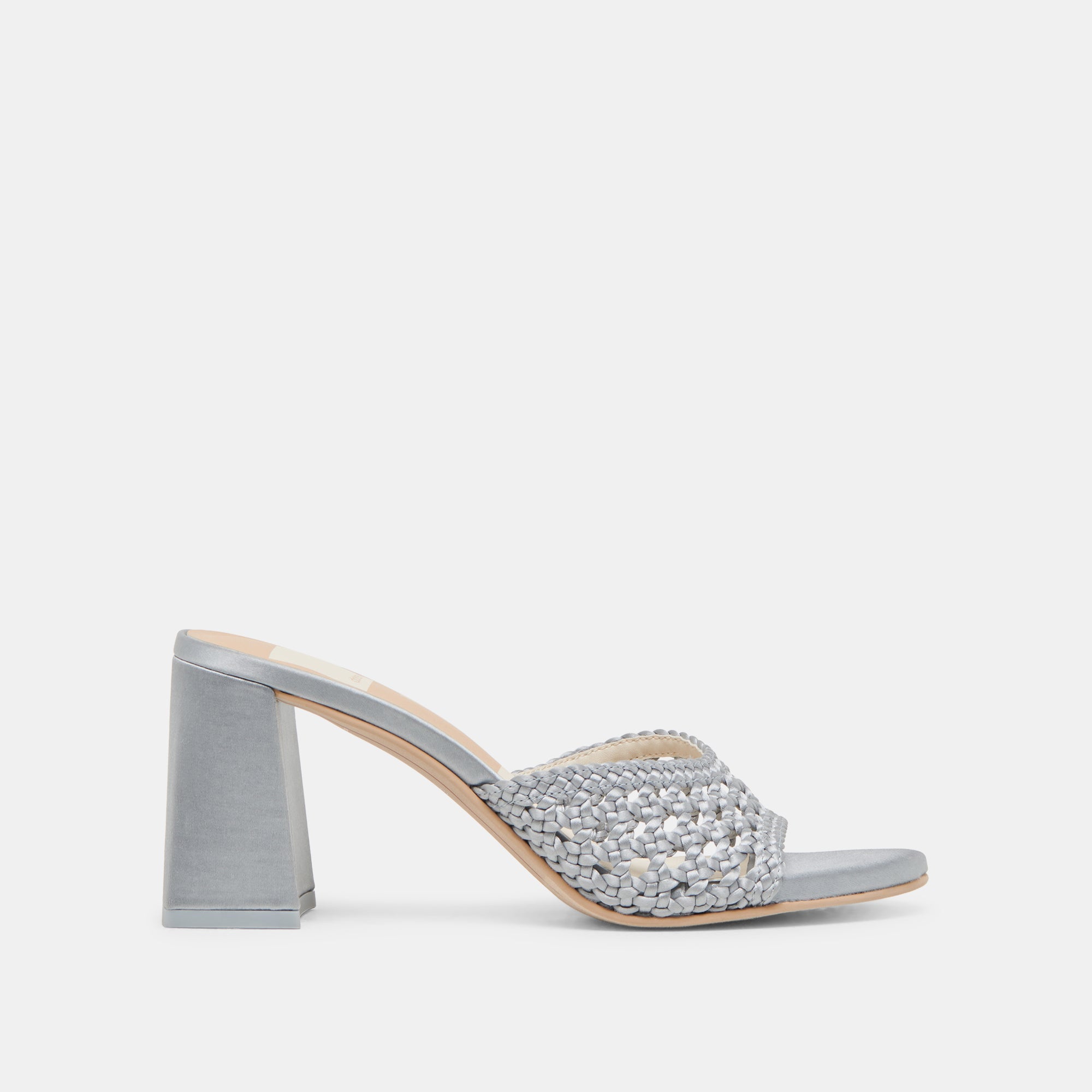 Dolce Vita SHOES | MARGOE HEELS LIGHT BLUE WOVEN SATIN
 – Dolce Vita