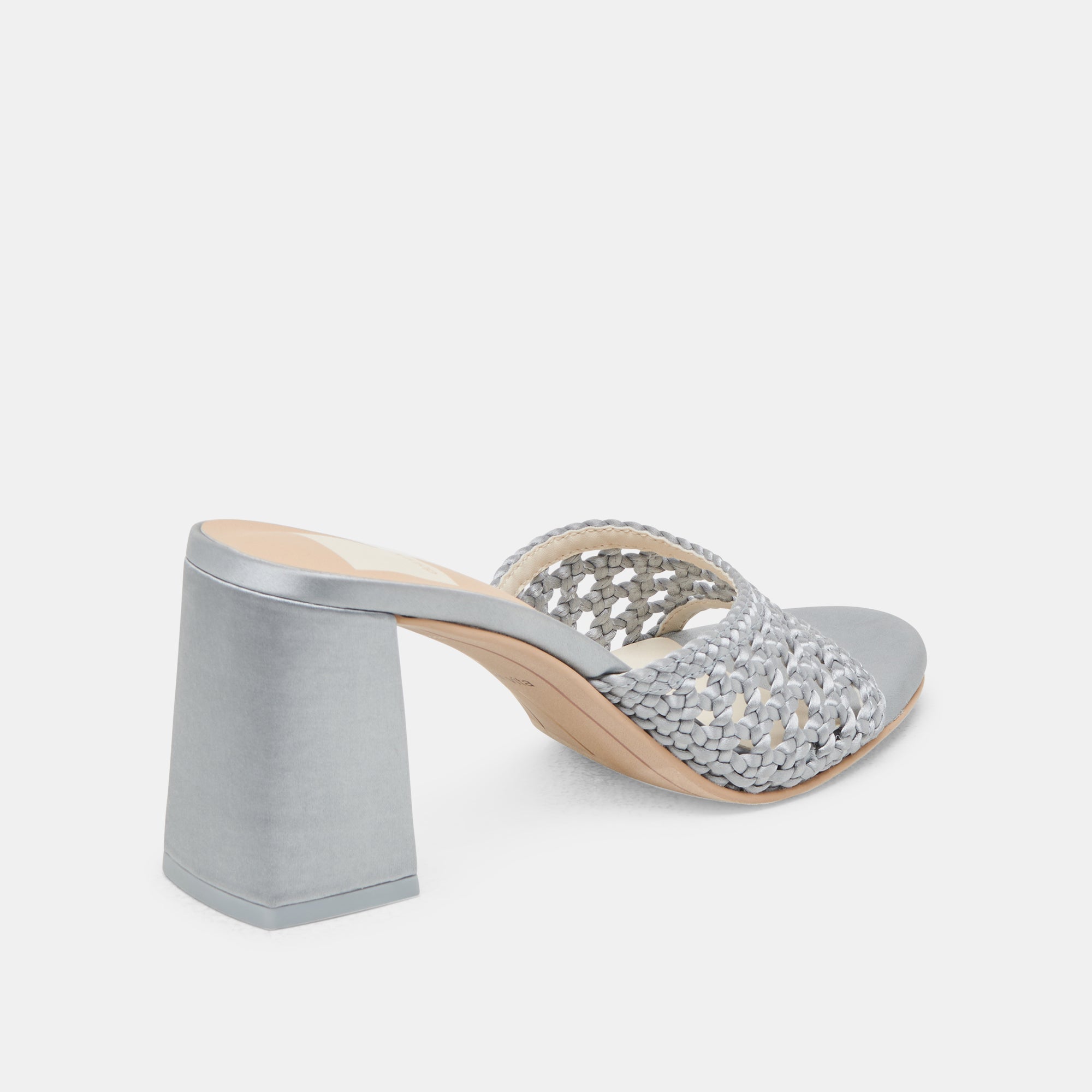 Dolce Vita SHOES | MARGOE HEELS LIGHT BLUE WOVEN SATIN
 – Dolce Vita