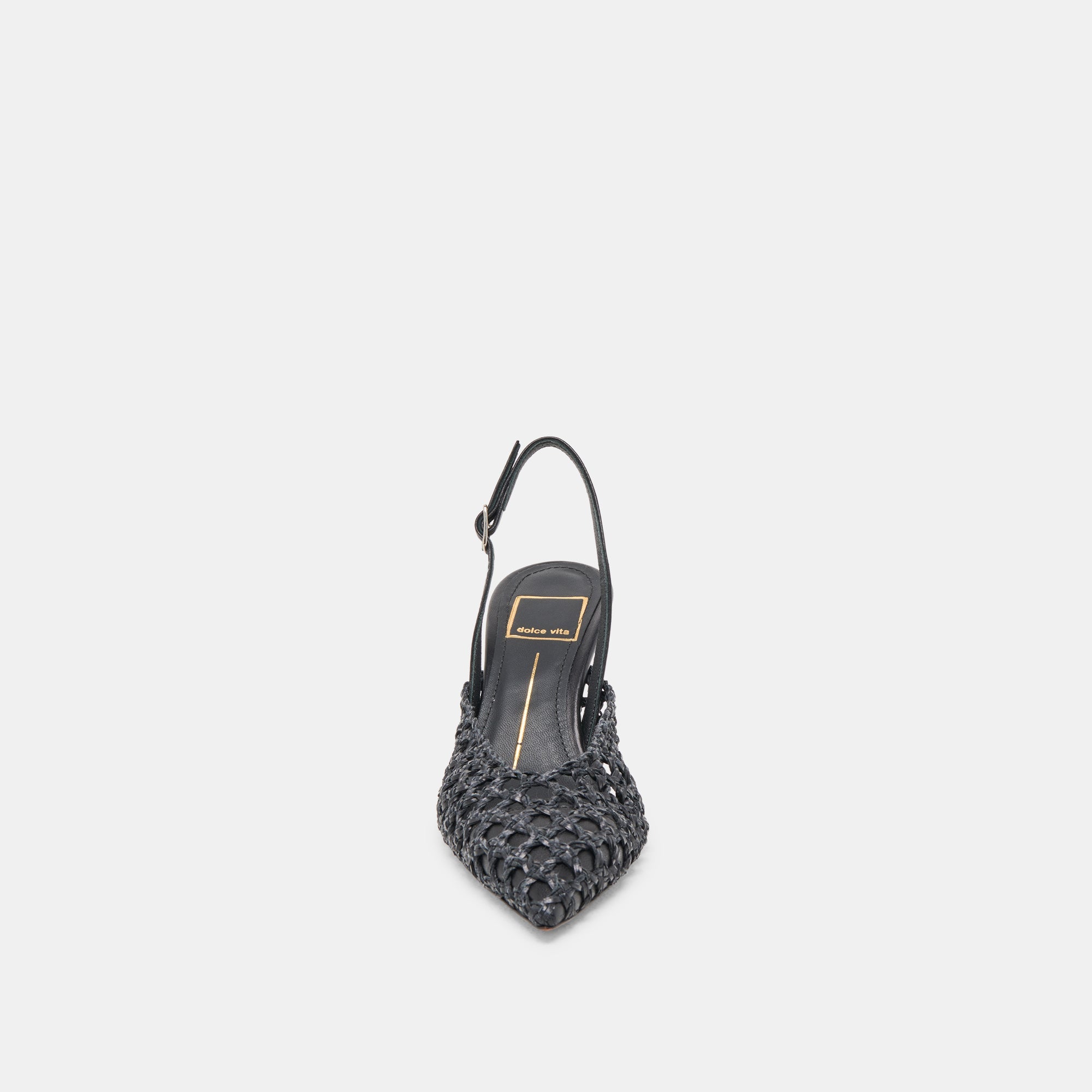 Dolce Vita SHOES | GLORIA HEELS BLACK WOVEN
 – Dolce Vita