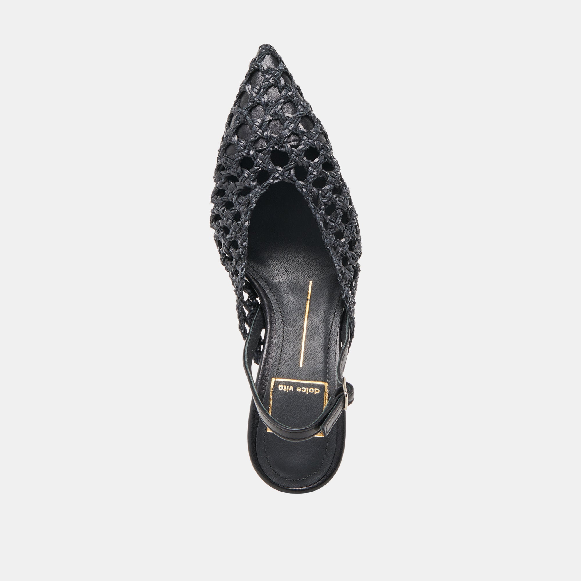 Dolce Vita SHOES | GLORIA HEELS BLACK WOVEN
 – Dolce Vita