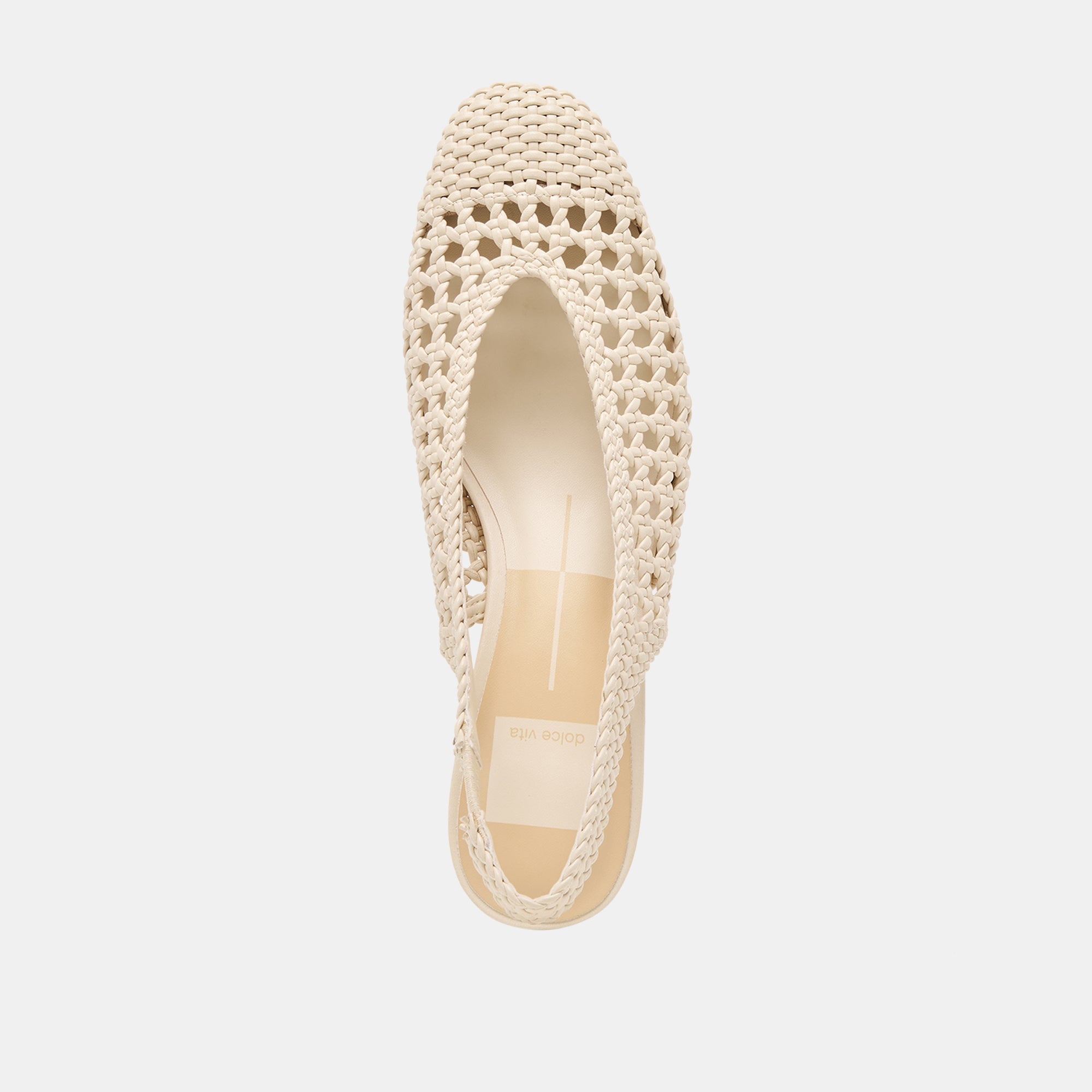 Dolce Vita SHOES | Fawne Creme Woven Stella Heels