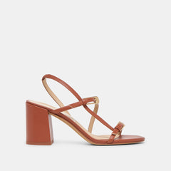 Dolce Vita SHOES | Faye Cognac Leather Heels