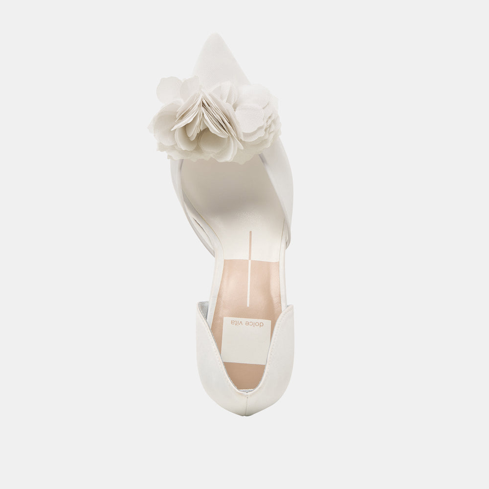 Dolce Vita SHOES | Evelin White Mesh Heels