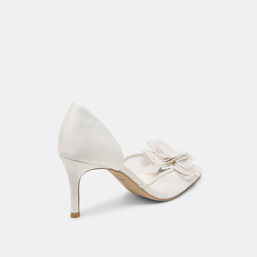 Dolce Vita SHOES | Evelin White Mesh Heels