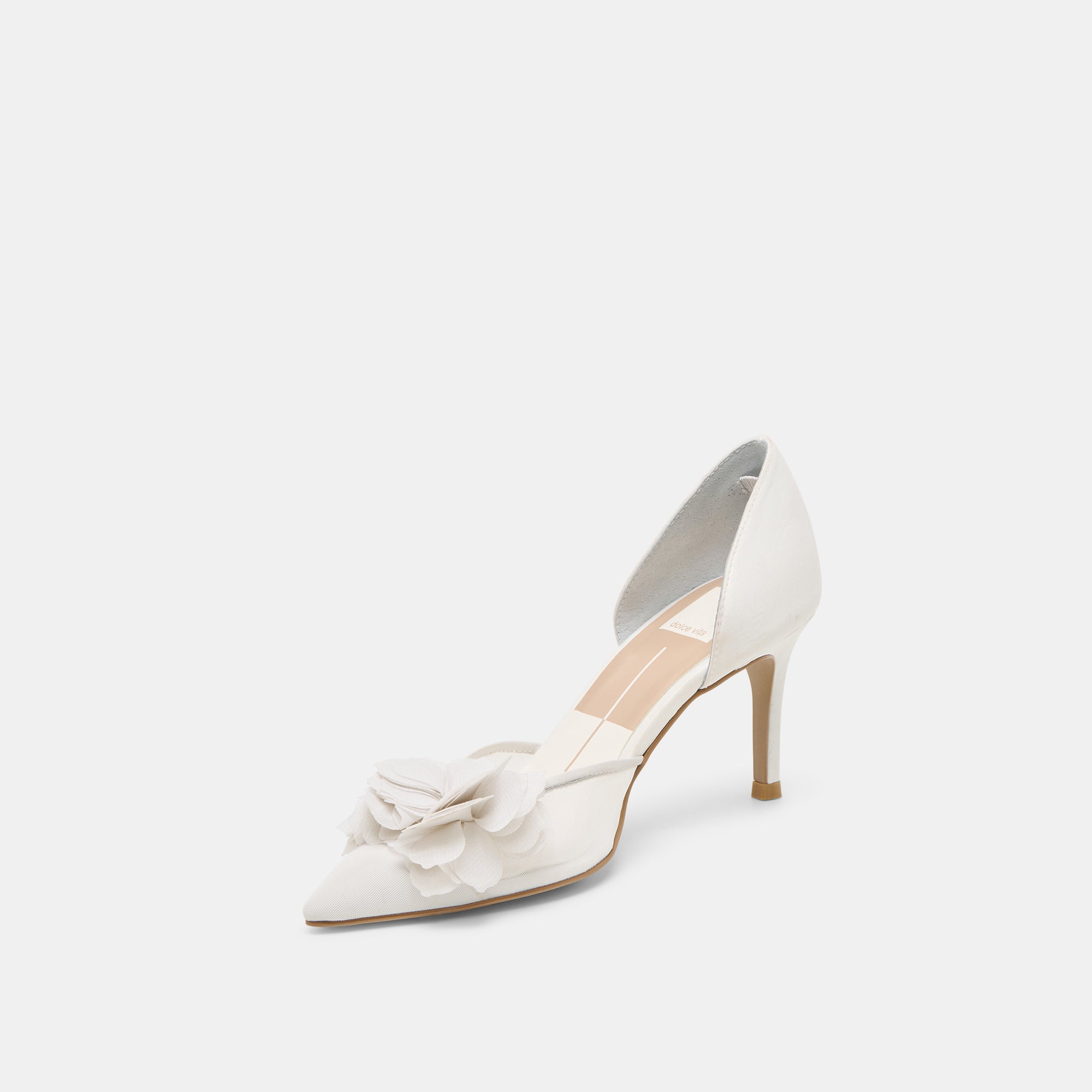 Dolce Vita SHOES | Evelin White Mesh Heels