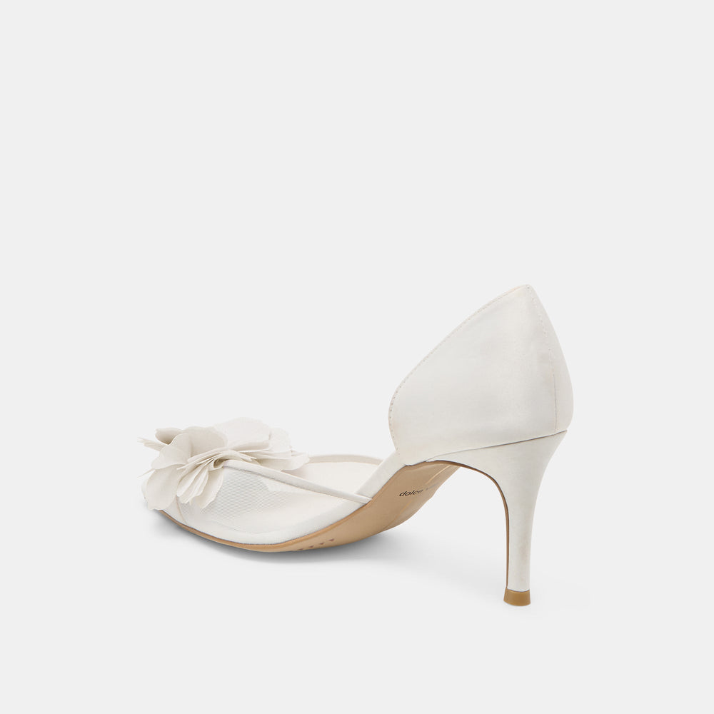 Dolce Vita SHOES | Evelin White Mesh Heels