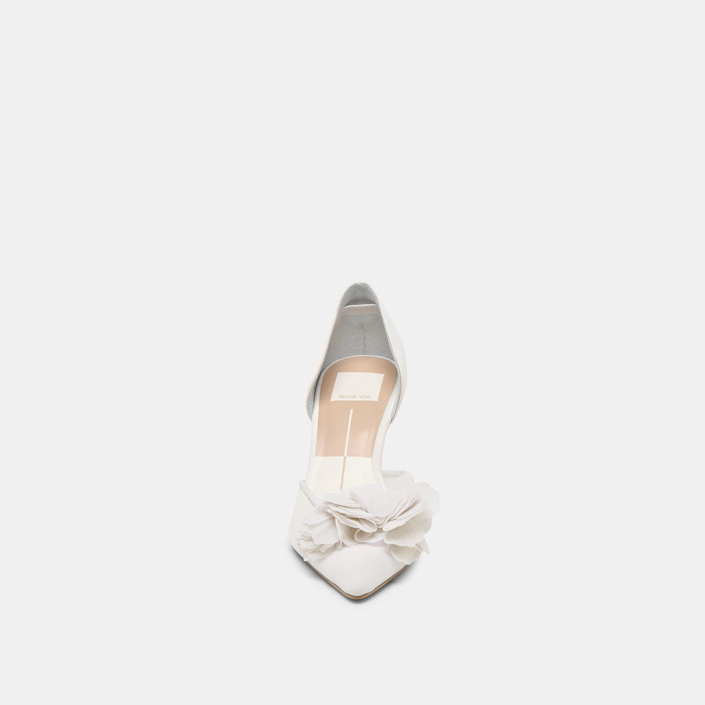 Dolce Vita SHOES | Evelin White Mesh Heels