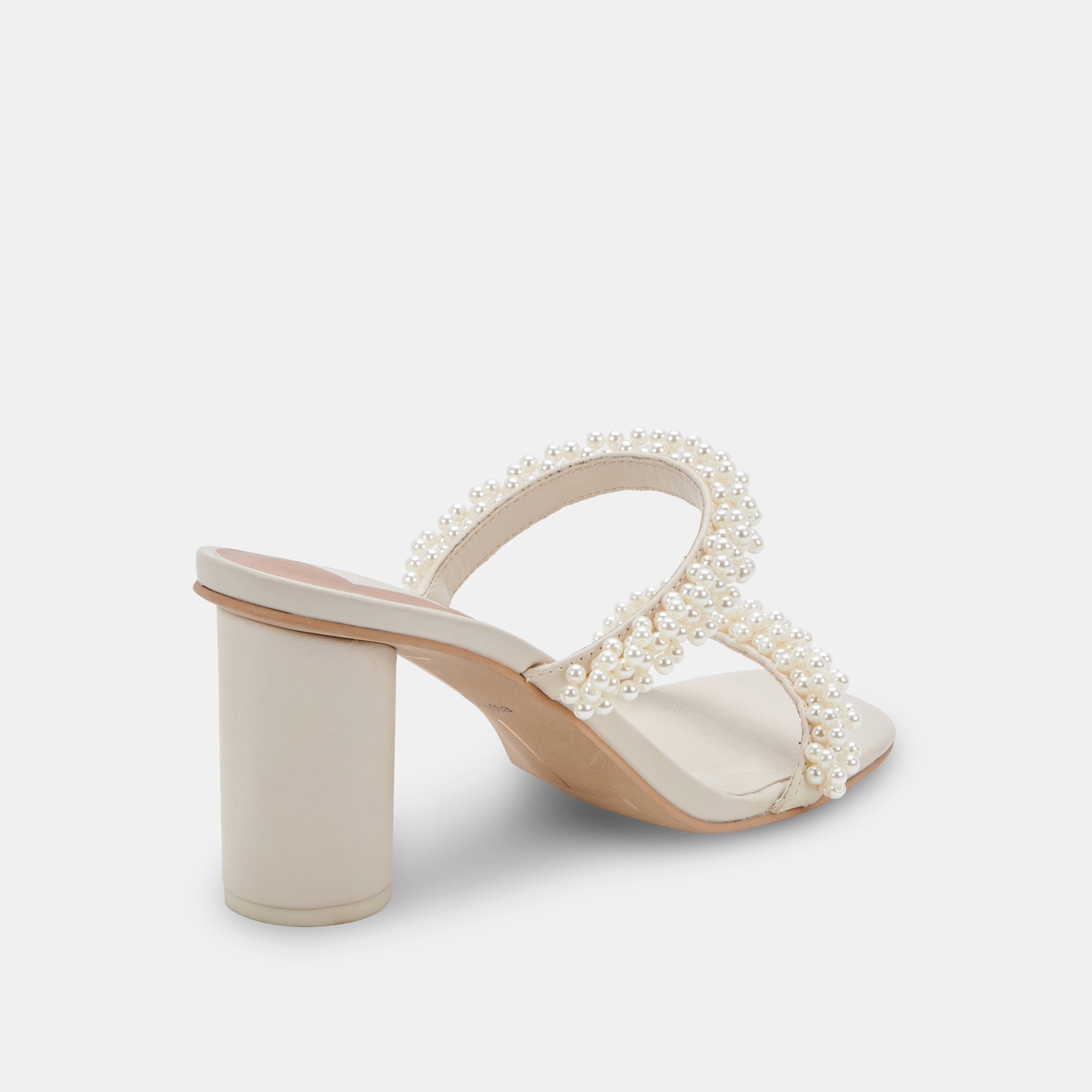 Dolce Vita SHOES | NOEL Heels Vanilla Pearls | Vanilla Pearl Bead Heels
 – Dolce Vita