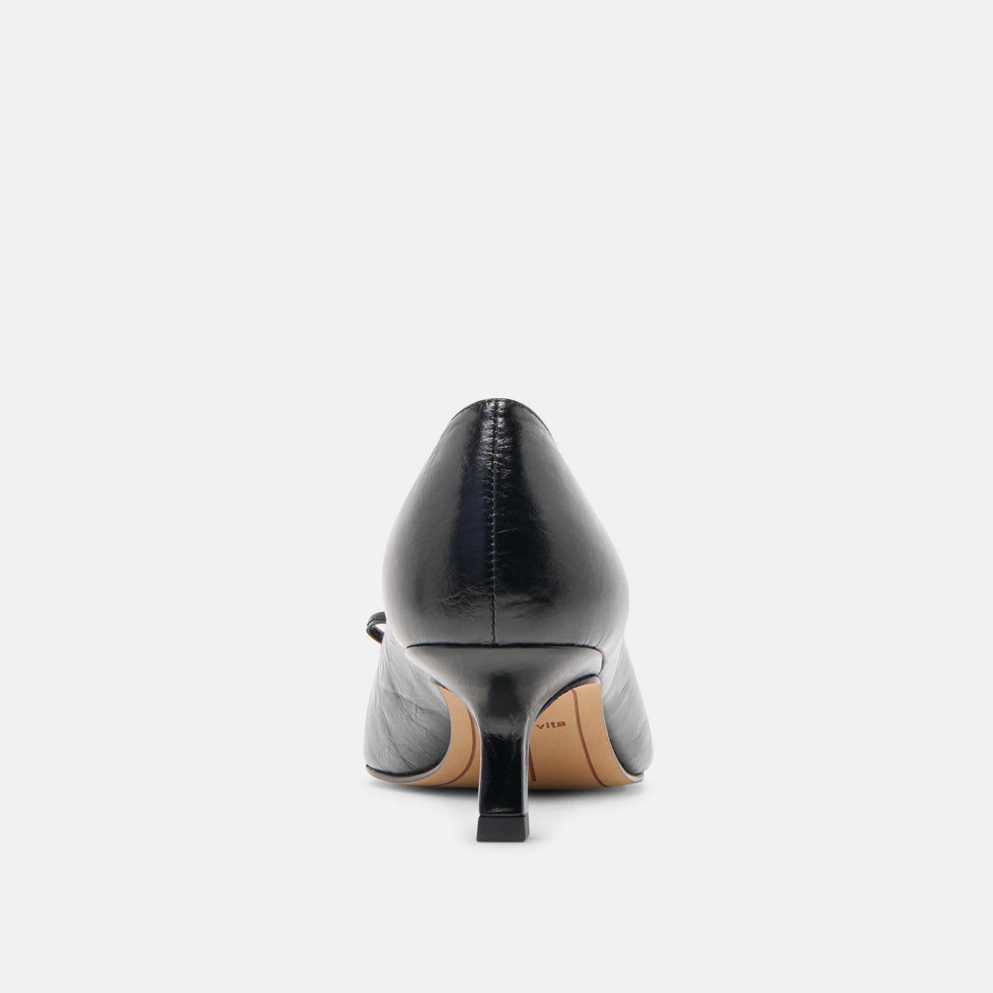 Dolce Vita SHOES | Clarie Midnight Crinkle Patent Leather Heels
