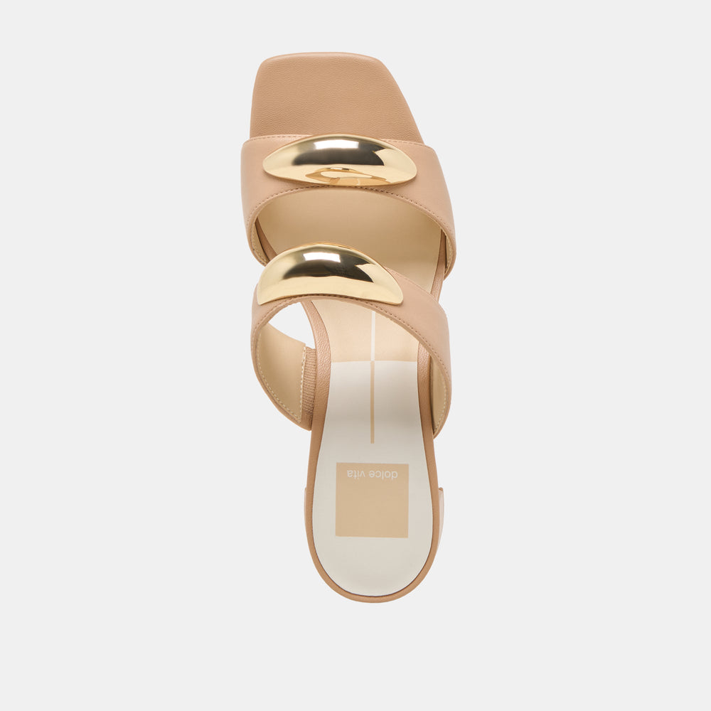 Dolce Vita SHOES | Barnet Light Tan Leather Heels