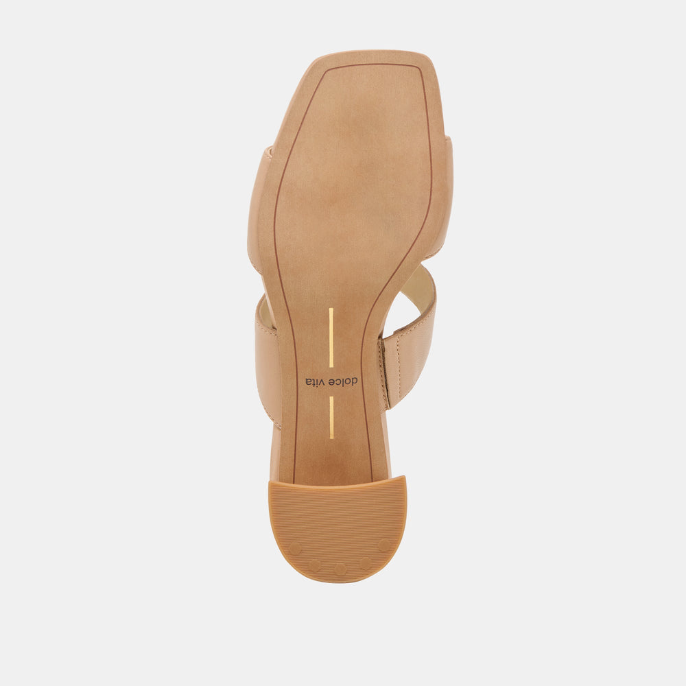 Dolce Vita SHOES | Barnet Light Tan Leather Heels