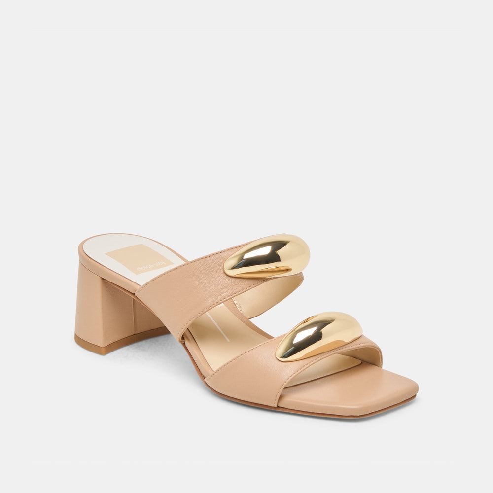 Dolce Vita SHOES | Barnet Light Tan Leather Heels