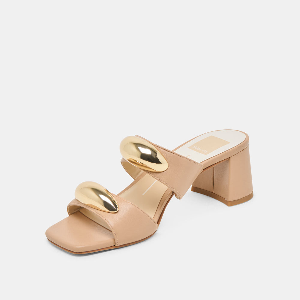 Dolce Vita SHOES | Barnet Light Tan Leather Heels