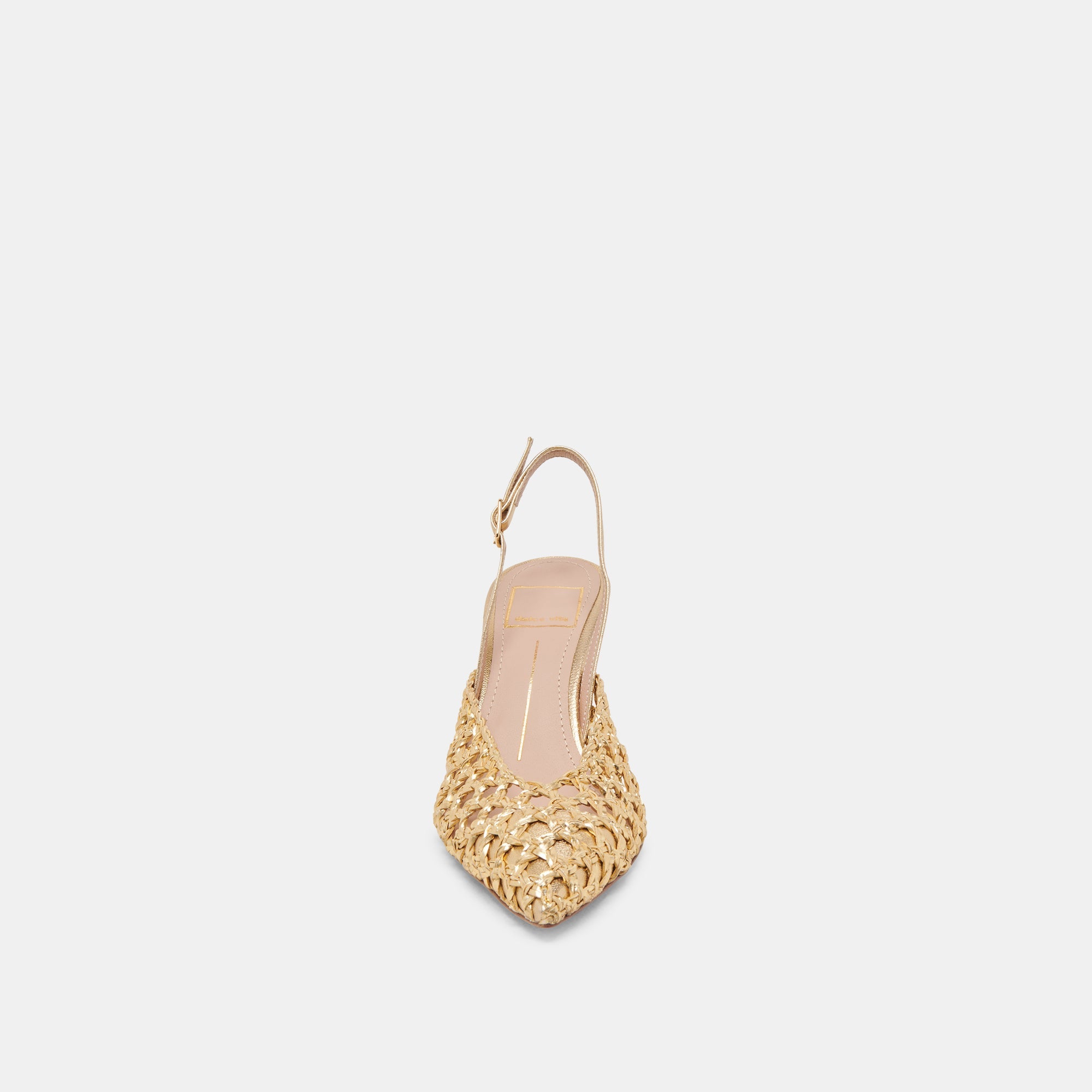 Dolce Vita SHOES | GLORIA HEELS GOLD WOVEN
 – Dolce Vita