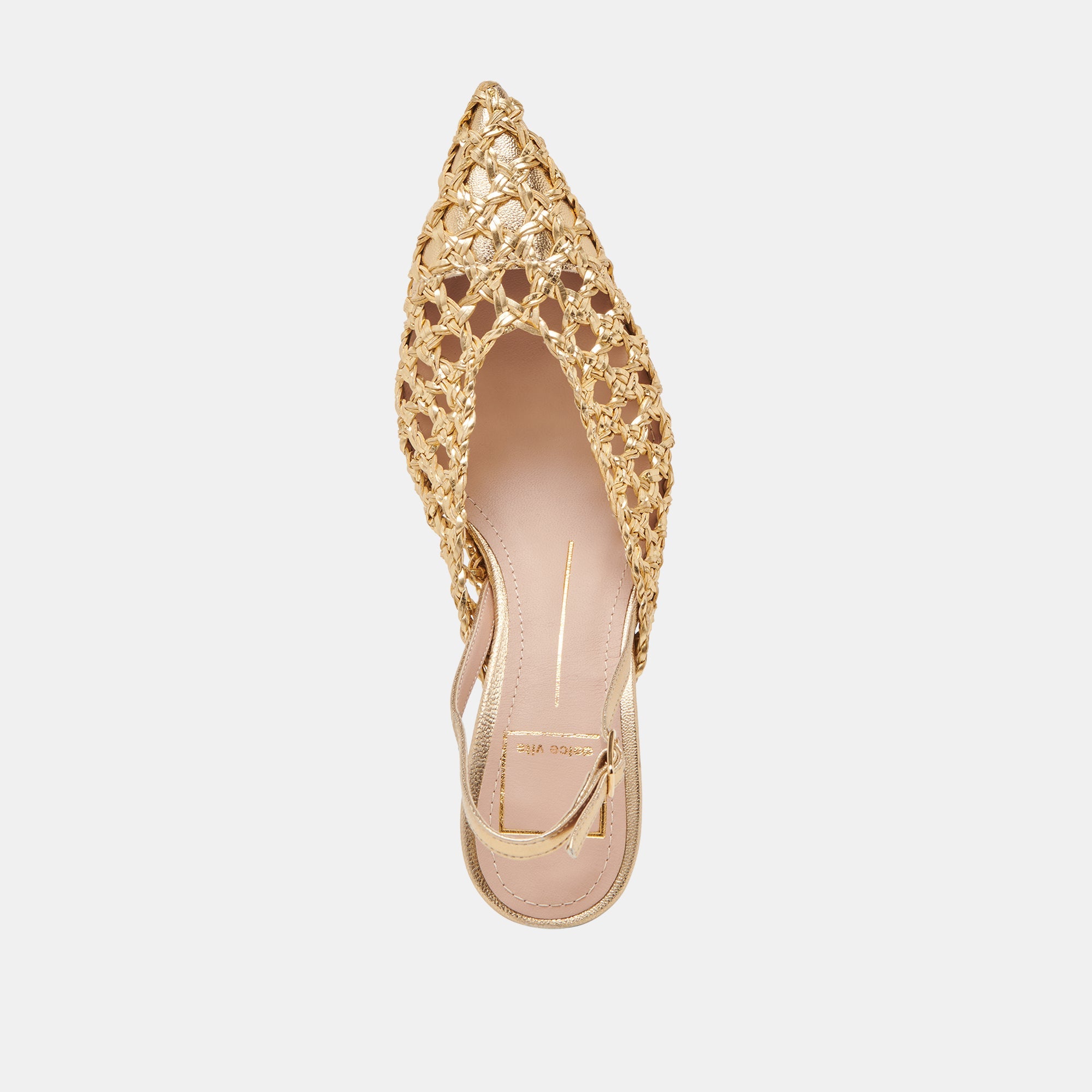 Dolce Vita SHOES | GLORIA HEELS GOLD WOVEN
 – Dolce Vita