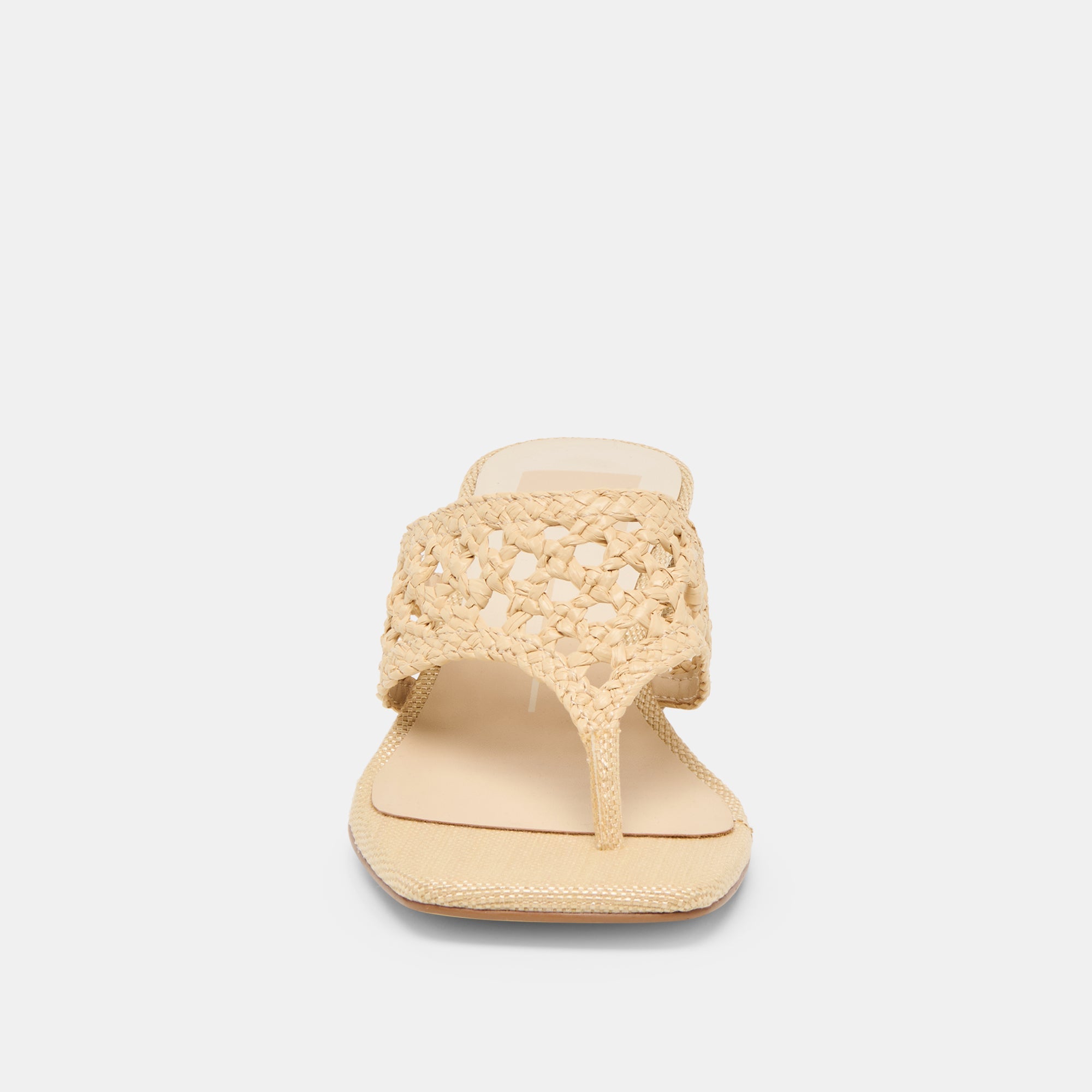 Dolce Vita SHOES | Barlo Lt Natural Woven Raffia Heels